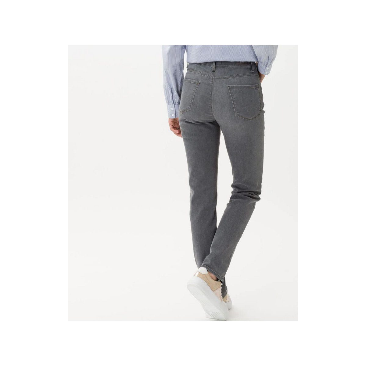 used grau (1-tlg) grey Brax 5-Pocket-Jeans