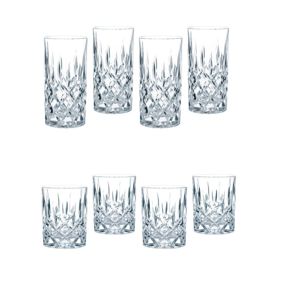 Nachtmann Cocktailglas Nachtmann Noblesse Barware Set 8 tlg., Kristallglas