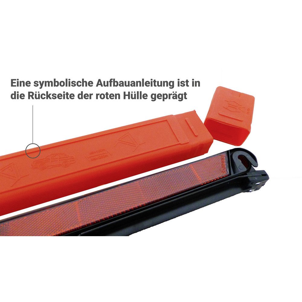 HP-AUTOZUBEHÖR Warndreieck HP Autozubehör 10132 Warndreieck Pkw, ATV, Wohnmobile, Van, SUV, Qua