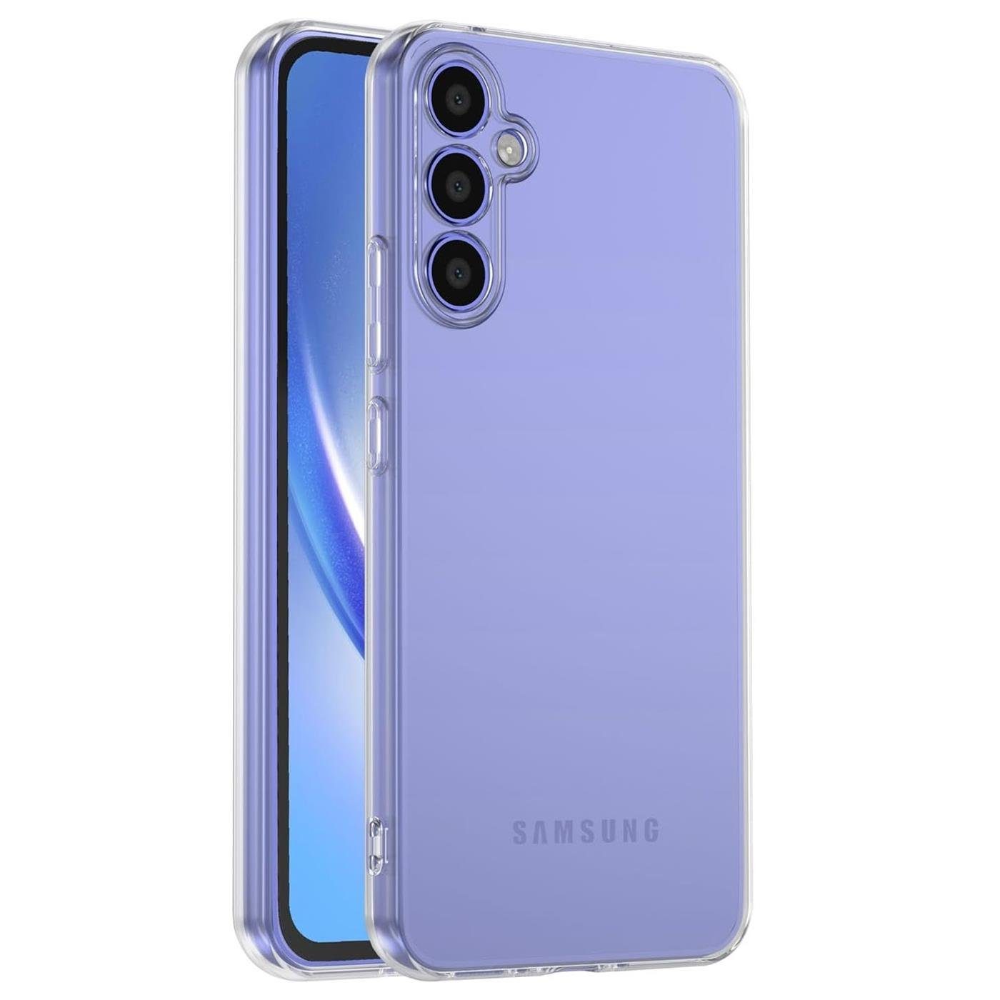 CoolGadget Handyhülle Transparent Ultra Slim Case für Samsung Galaxy A25 5G 6,5 Zoll, Silikon Hülle Dünne Schutzhülle für Samsung A25 5G Hülle
