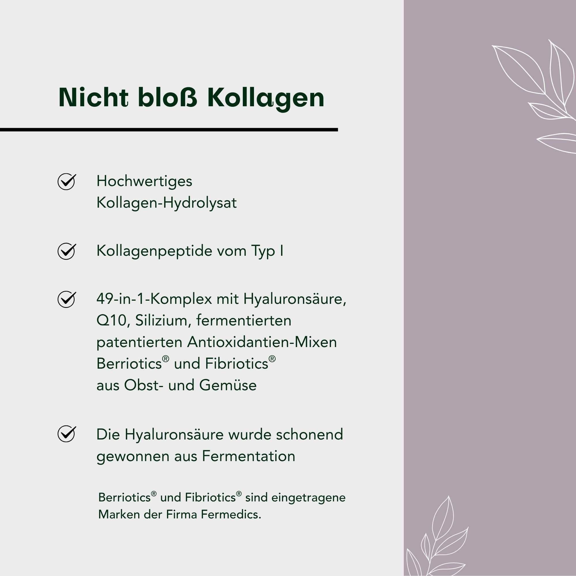 Aura Natura Kollagen49+, mit Hyaluronsäure & Coenzym Q10 Kapseln