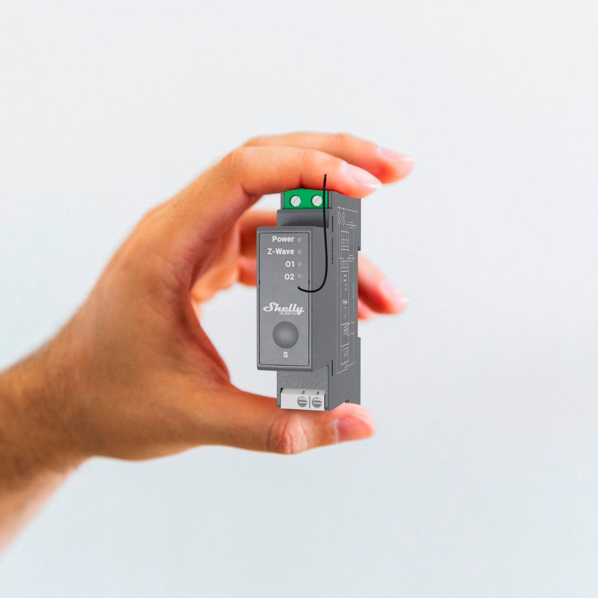 Shelly Relais-Modul Shelly Qubino Wave Pro 2, Relais