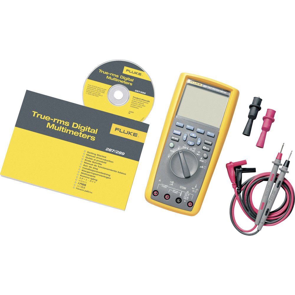Thumbnail - Fluke Spannungsprüfer Fluke 287/FVF/EUR Hand-Multimeter digital Grafik-Display, Datenlogger, (287/FVF/EUR)