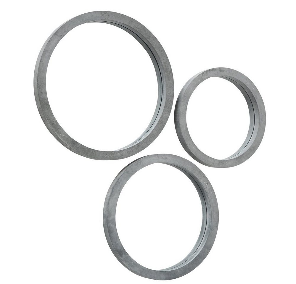 BOLTZE GRUPPE GmbH Spiegel BOLTZE Spiegel Brest, Ø 25 - 30- 35cm 3tlg./ 3er-Set (3 Stk)