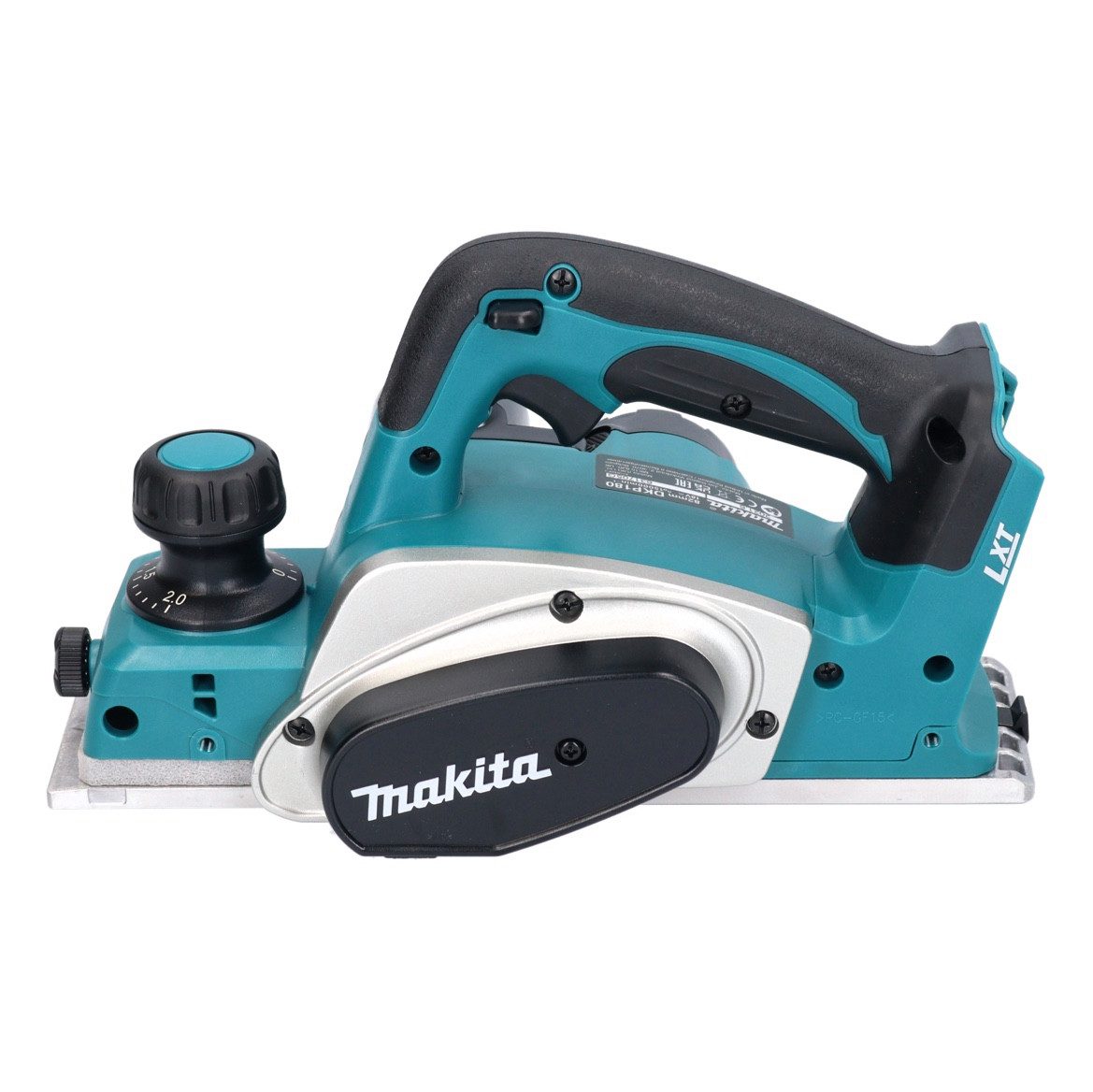 Makita Akku-Falzhobel DKP 180 RTJ Akku Hobel 18 V 82 mm + 2x Akku 5,0 Ah + Ladegerät