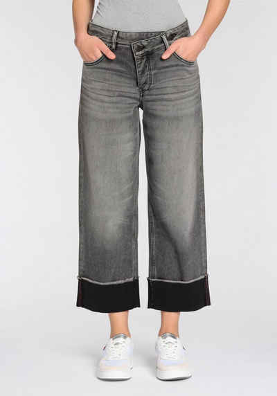 Herrlicher Weite Jeans Mäze Organic Denim Brushed