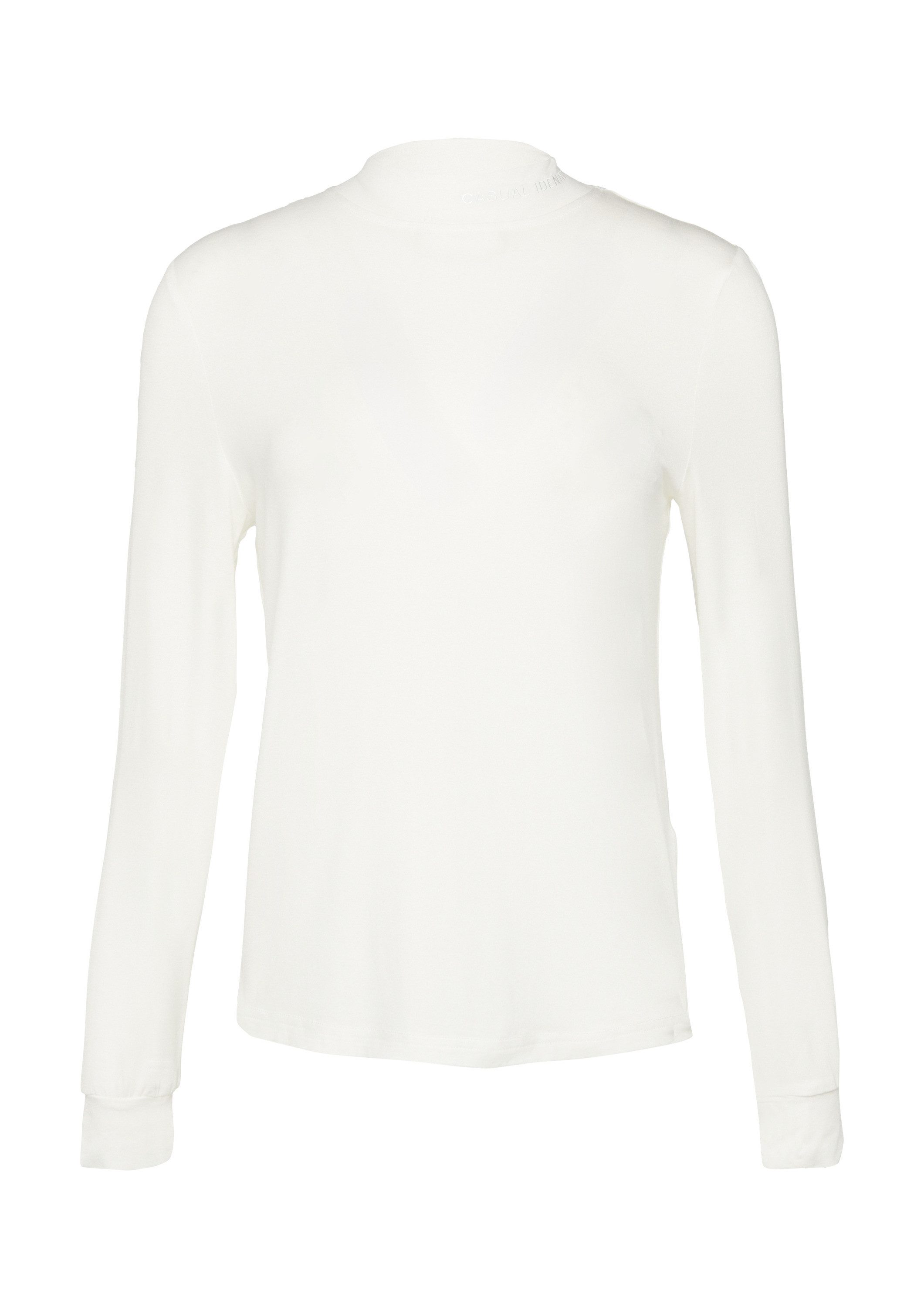 comma Langarmshirt T-Shirt Semitransparentes Longsleeve mit günstig online kaufen
