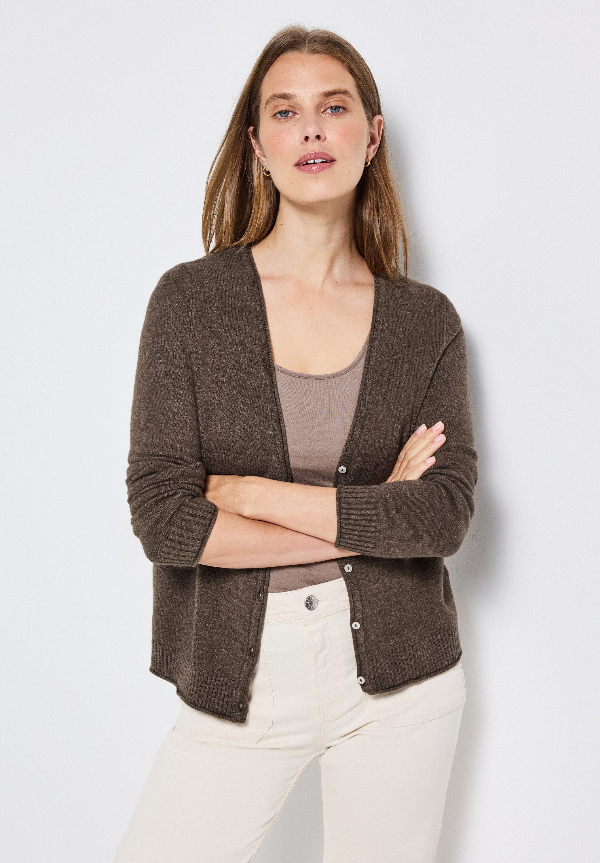 STREET ONE Cardigan mit V-Ausschnitt günstig online kaufen