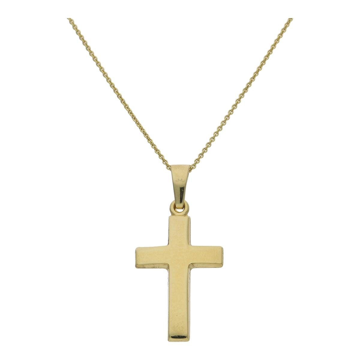 JuwelmaLux Kreuzanhänger JuwelmaLux Anhänger 585 Gold Kreuz JL14-02-0161 (1-tlg)