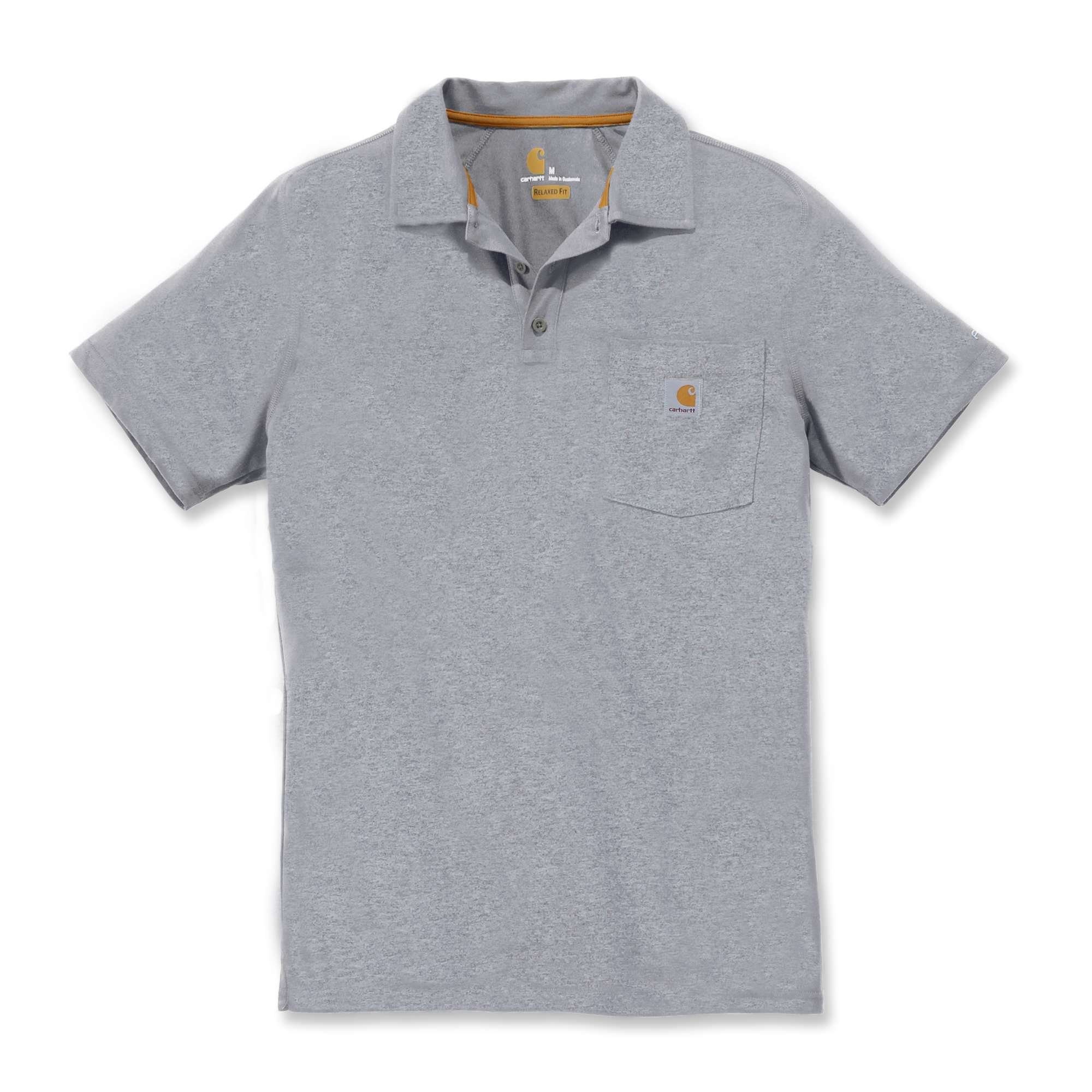 Force Relaxed Carhartt Fit Poloshirt grey heather