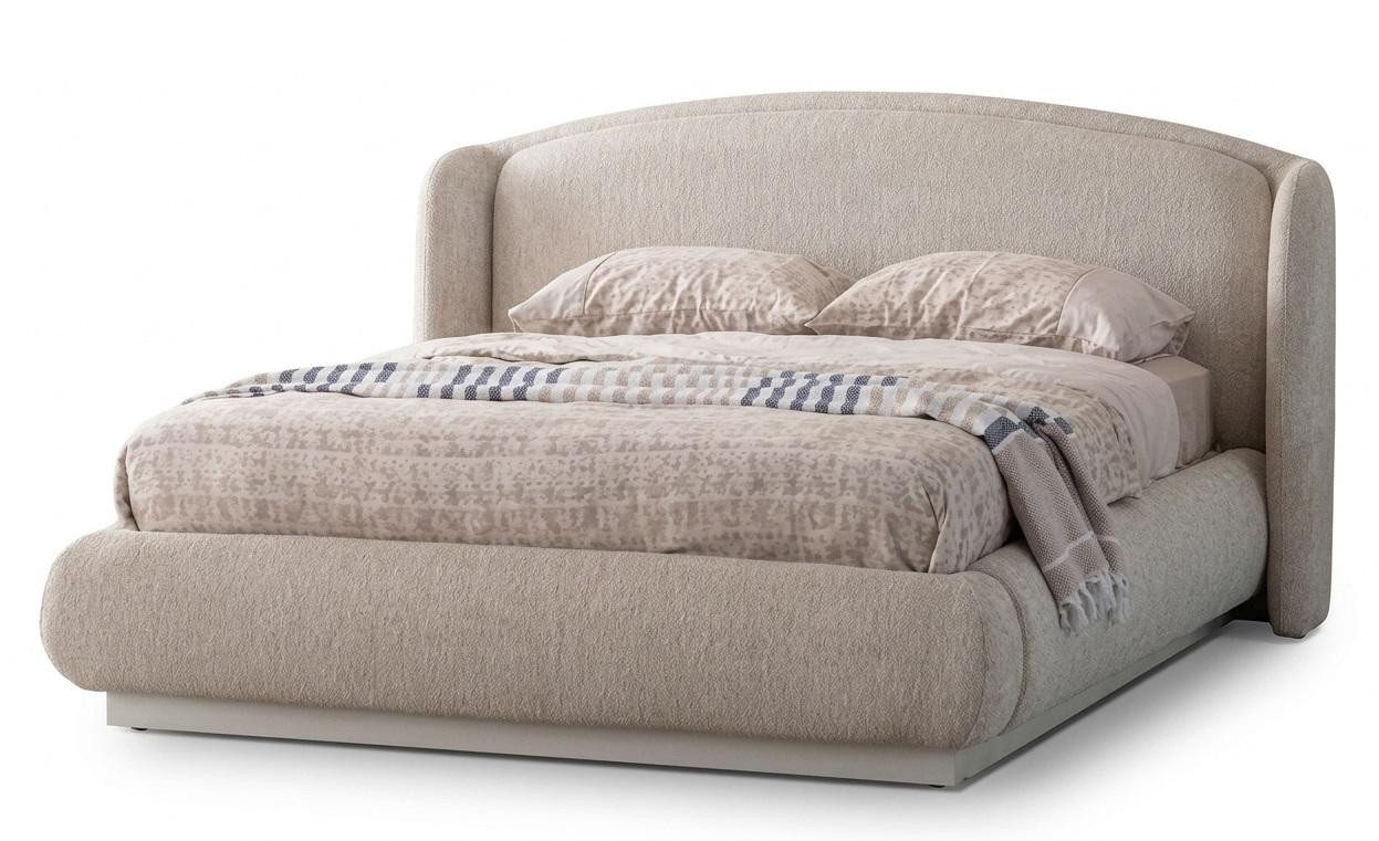JVmoebel Bettanlage Schlafzimmer Set Bett 2х Nachttische Modern Hell Universell, (3-tlg), Made in Europa