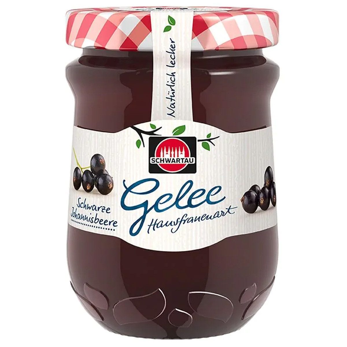 SCHWARTAU Fruchtaufstrich, Schwartau Gelee Schwarze Johannisbeere nach Hausfrauenart 200g