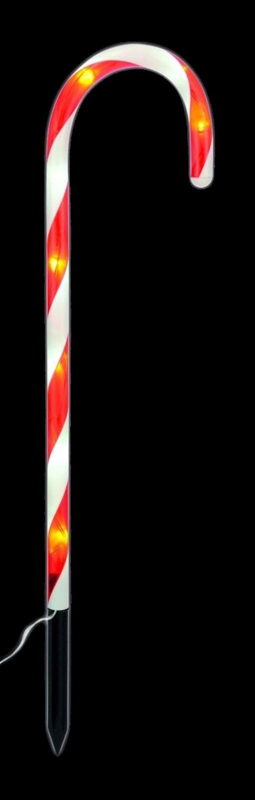 Gravidus LED Gartenleuchte 4x LED Zuckerstangen, Gartenstecker, Außendeko
