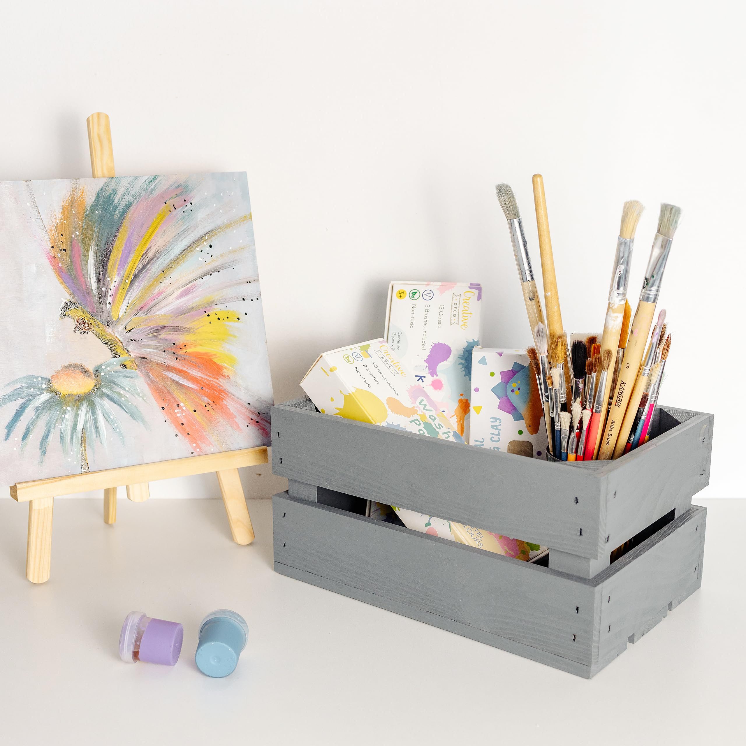 Creative Deco Holzkiste 3x Weinkisten Set günstig online kaufen