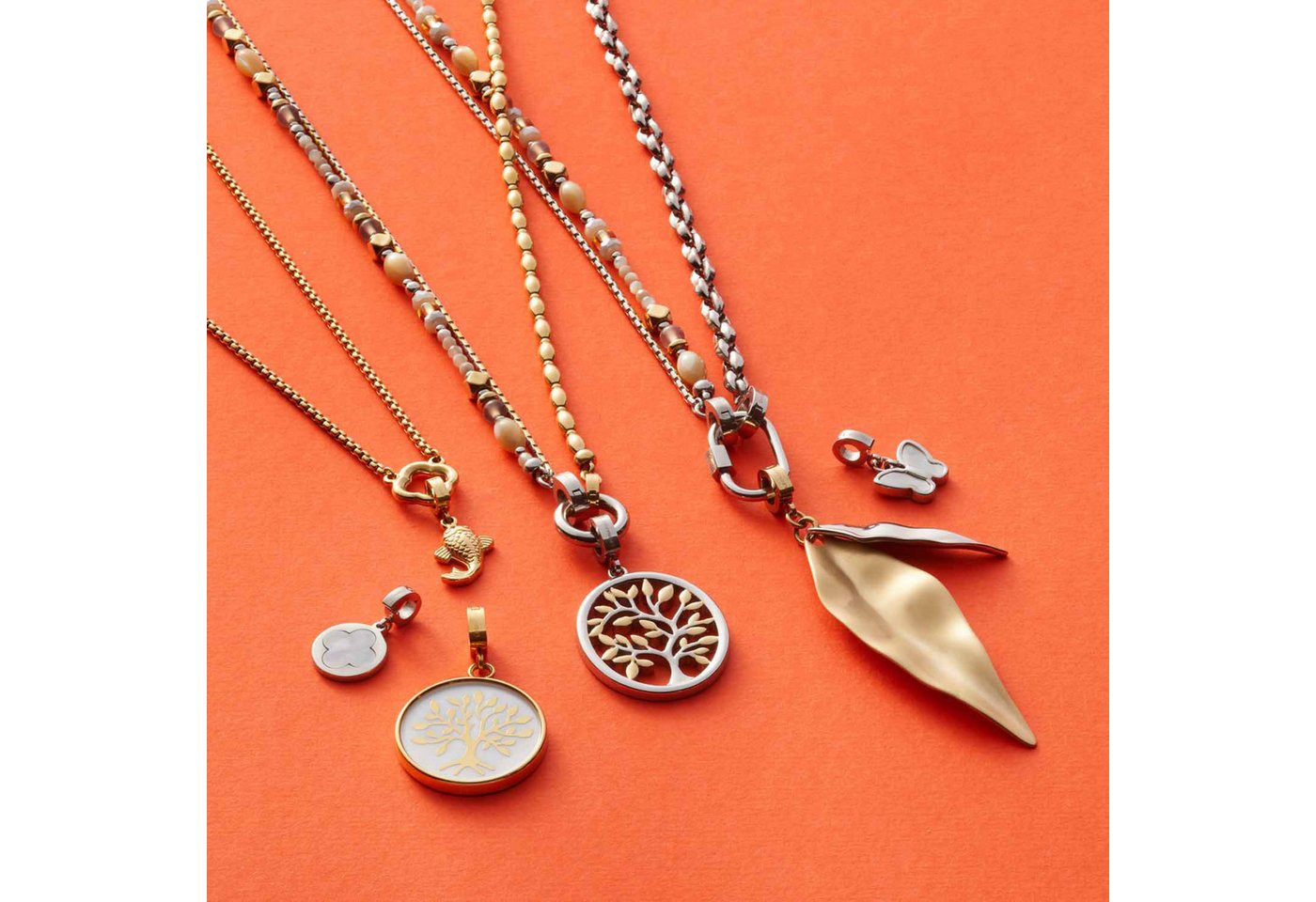 LEONARDO Charm-Kette Halskette Orlanda C... LEONARDO Charm-Kette Halskette Orlanda C...