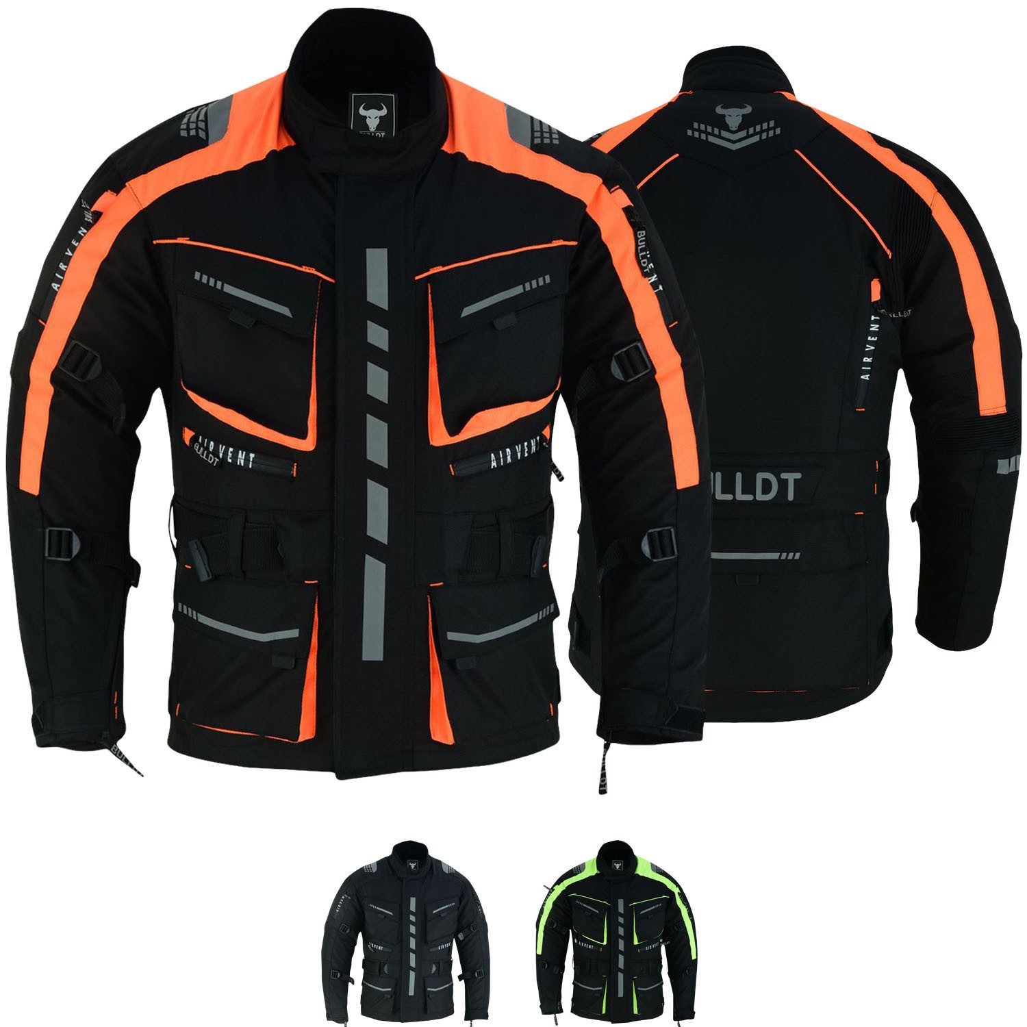 BULLDT Motorradjacke BLD325J Motorradjacke Cordura Textilien Jacke Bikerjacke
