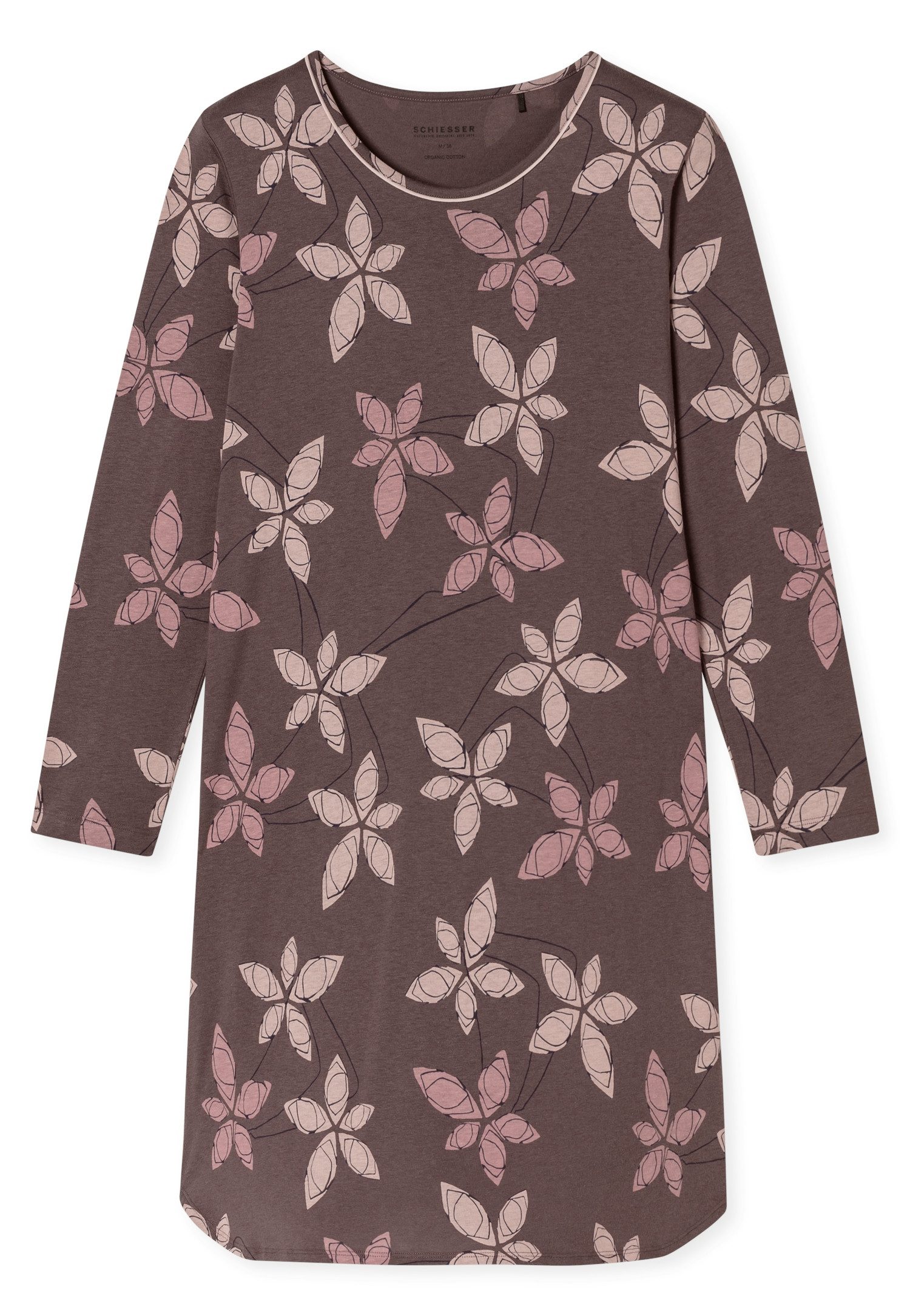 Schiesser Nachthemd Nachthemd langarm, 100cm günstig online kaufen