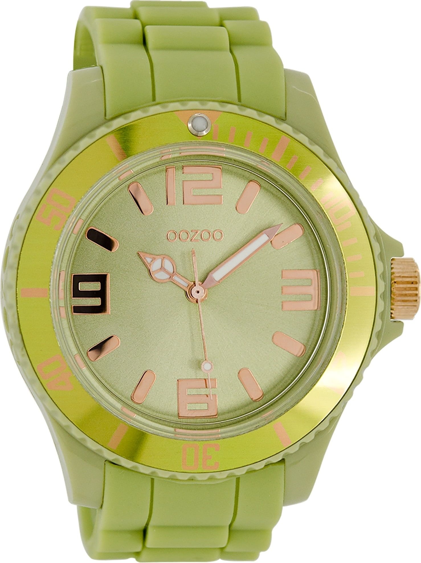 Quarzuhr Oozoo Damen Armbanduhr blau Analog