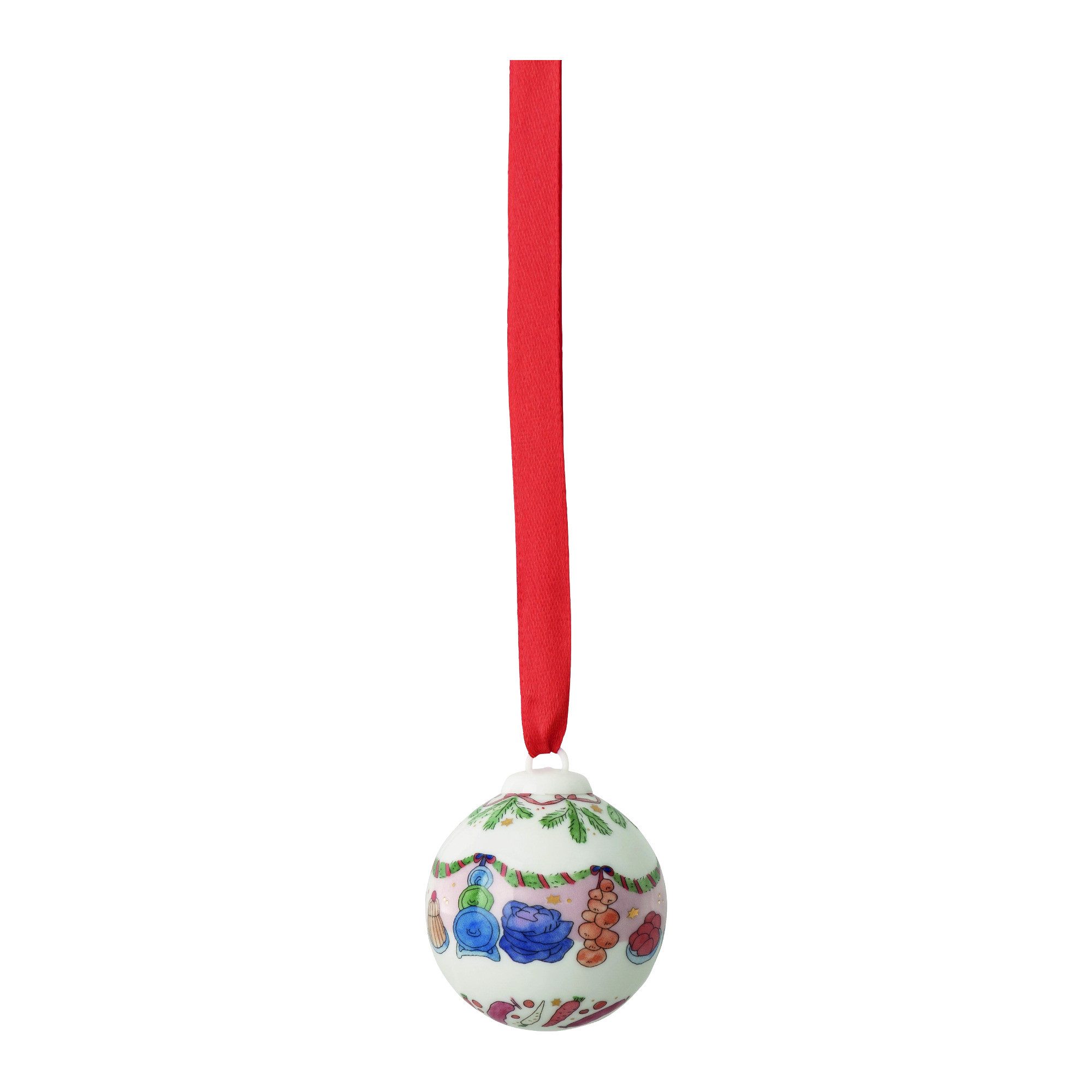 Hutschenreuther Christbaumschmuck Hutschenreuther Porzellan-Minikugel Vorbereitung