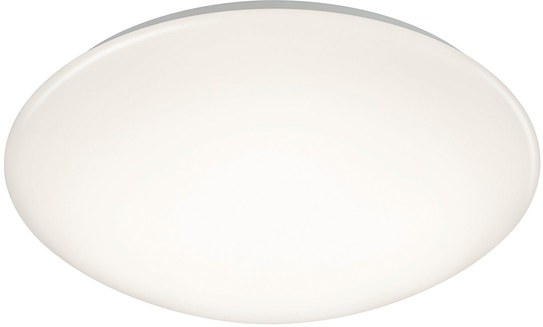 Reality Leuchten LED Deckenleuchte PUTZ, LED fest integriert, Warmweiß, LED Deckenlampe Badezimmer, IP 44, 1500 Lumen, warmweiß, Durchm 37cm