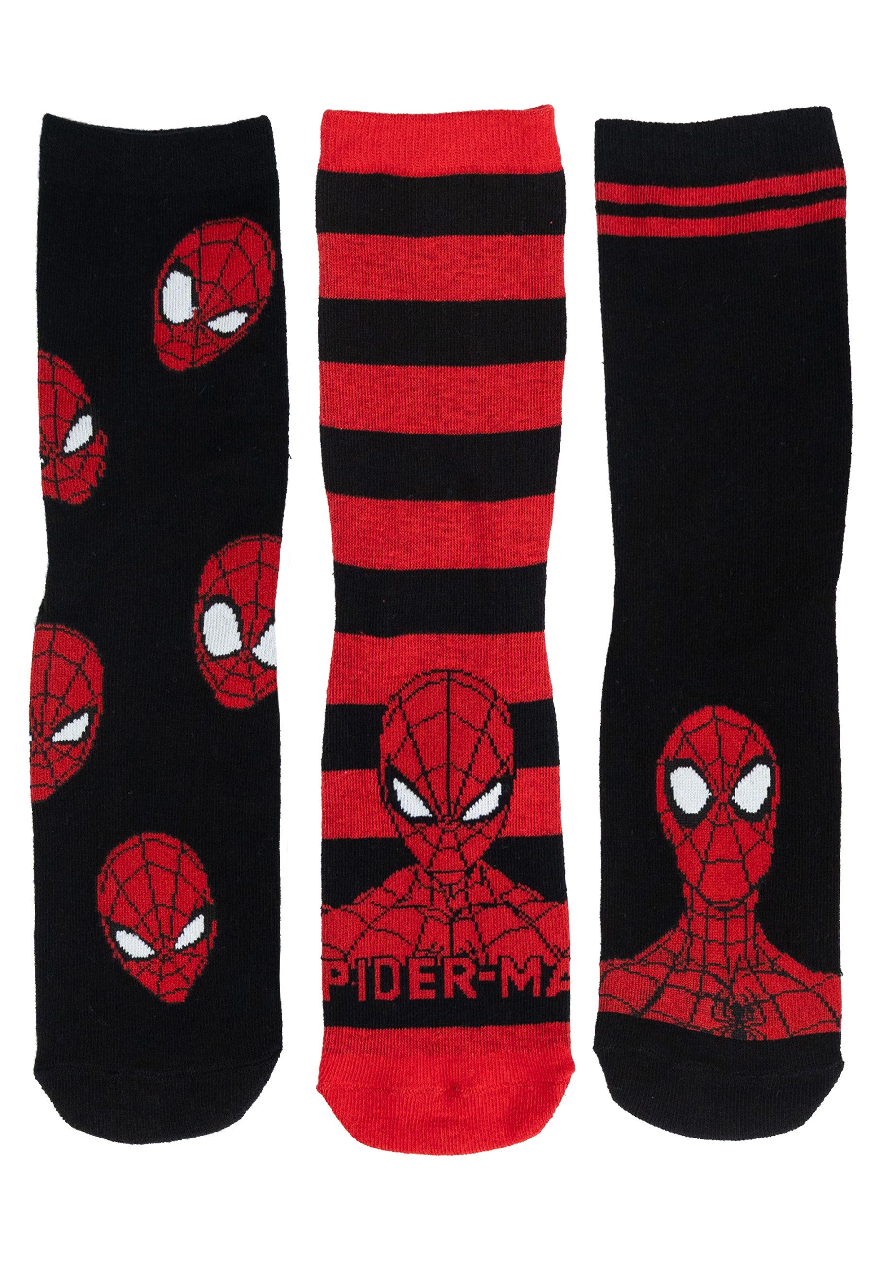 United Labels® Socken Marvel Spiderman Socken Sneaker Strümpfe (5er Pack) 4 günstig online kaufen
