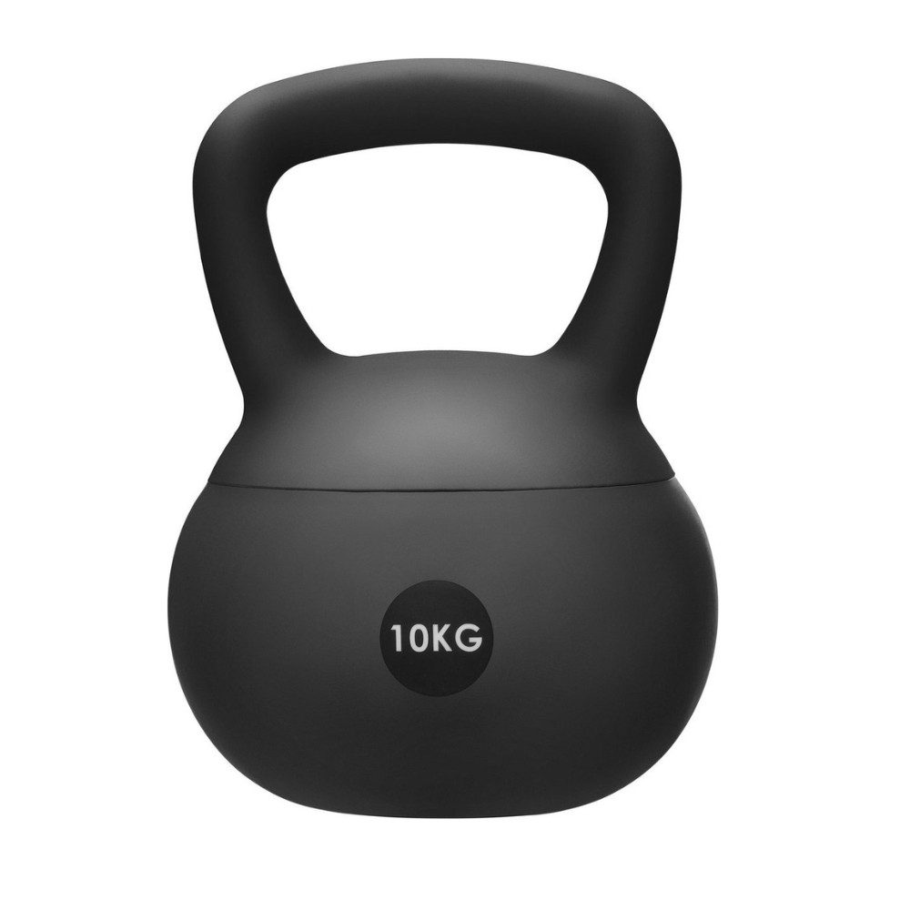GiglioCollection Kettlebell Soft Kettlebell bodenschonend & leise - stoßdämpfende Kugelhantel, (Soft Kettlebell ideal fürs Homegym Kettlebell 10 kg), Kugelhantel mit Eisensandfüllung - ergonomischer Softgriff