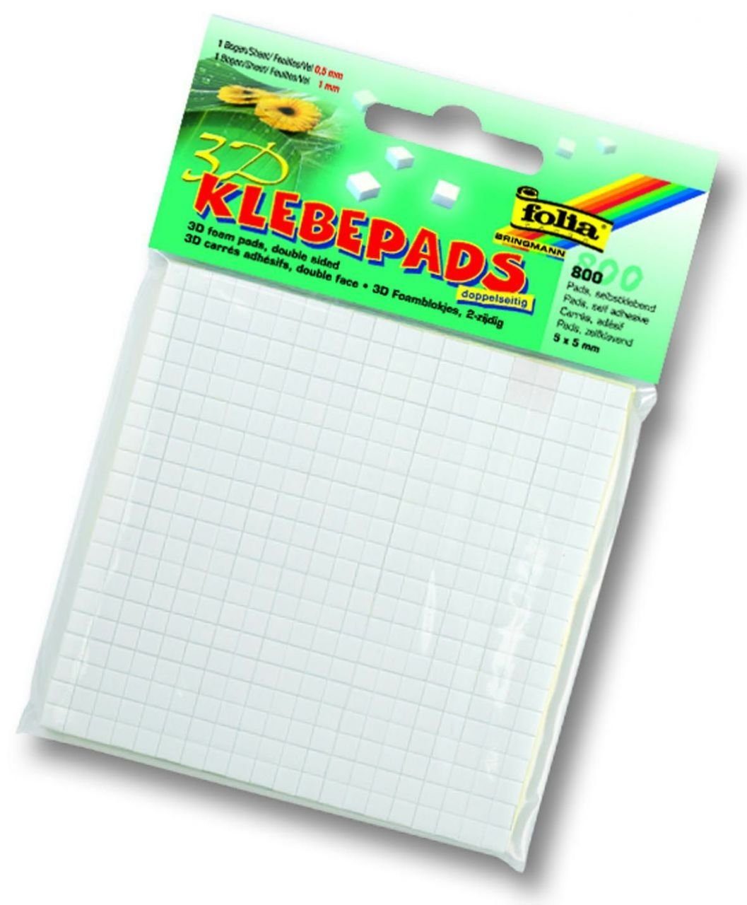 Glorex Bastelkleber Glorex Klebepads für 3D-Effekte 5 x 5 mm