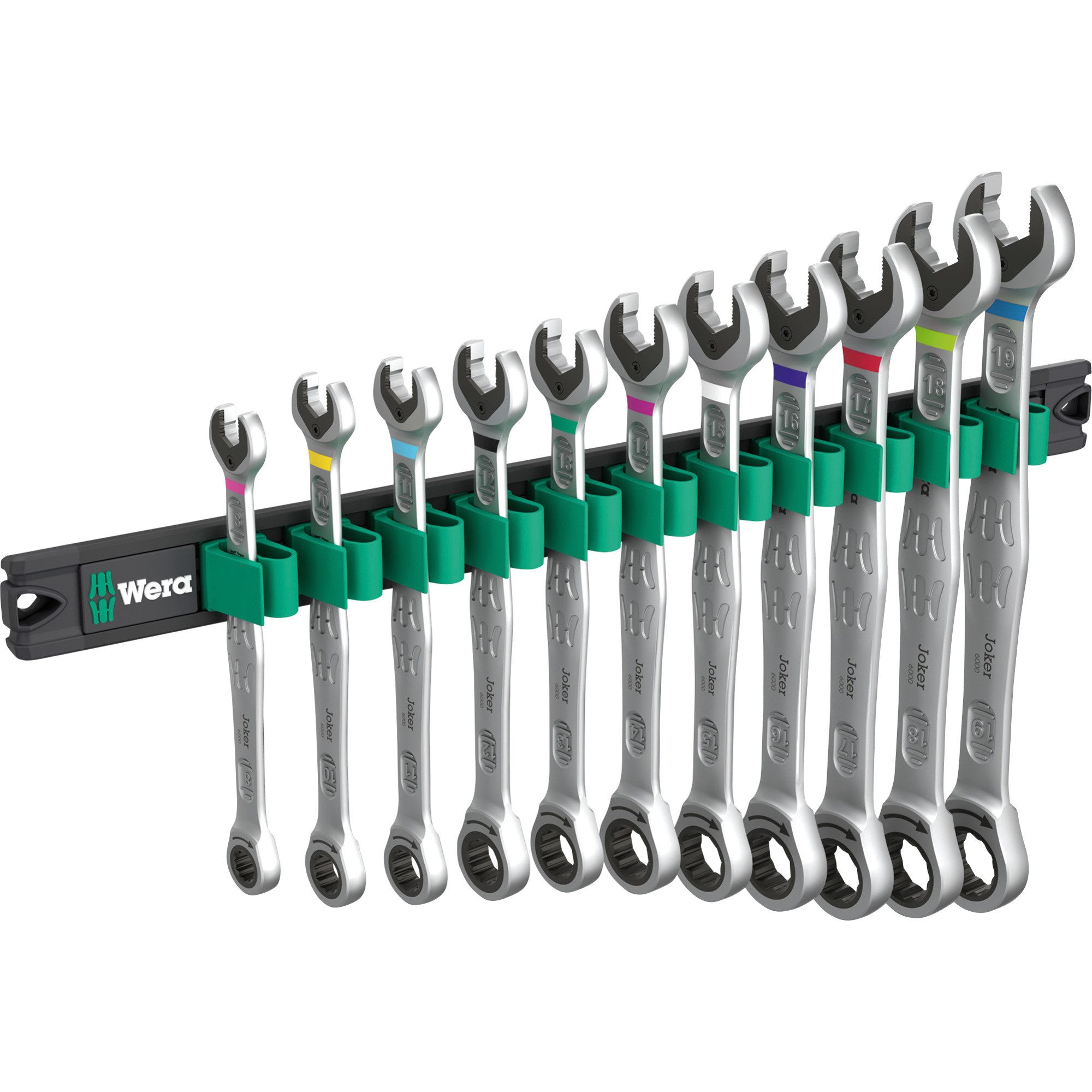 Wera Ratsche Wera 9630 Magnetleiste 6000 Joker 1, 11-teilig