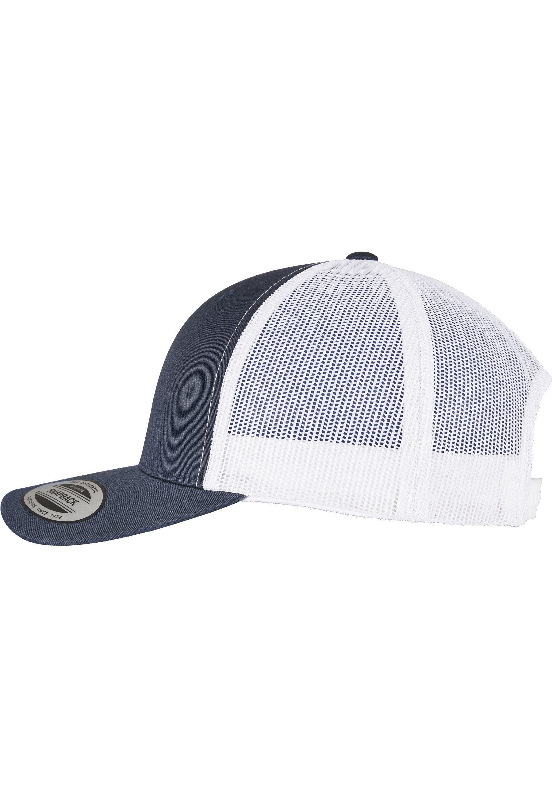 Flexfit Trucker Cap Flexfit Caps YP CLASSICS RECYCLED RETRO TRUCKER CAP 2-TONE