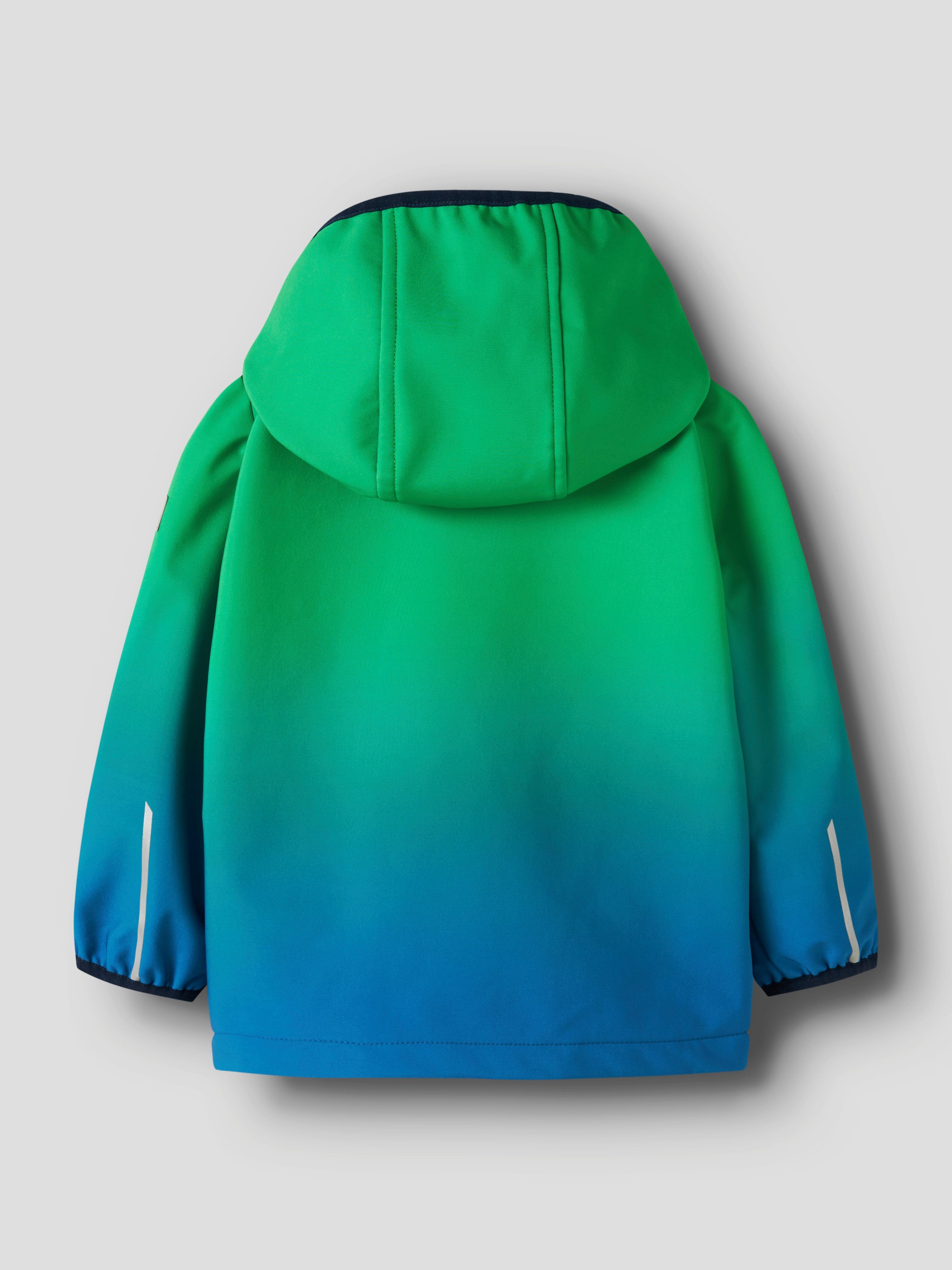 Name It Softshelljacke NMMMALTA05 SOFTSHELL JACKET DIPDYE FO wasserdicht, atmungsaktiv und winddicht