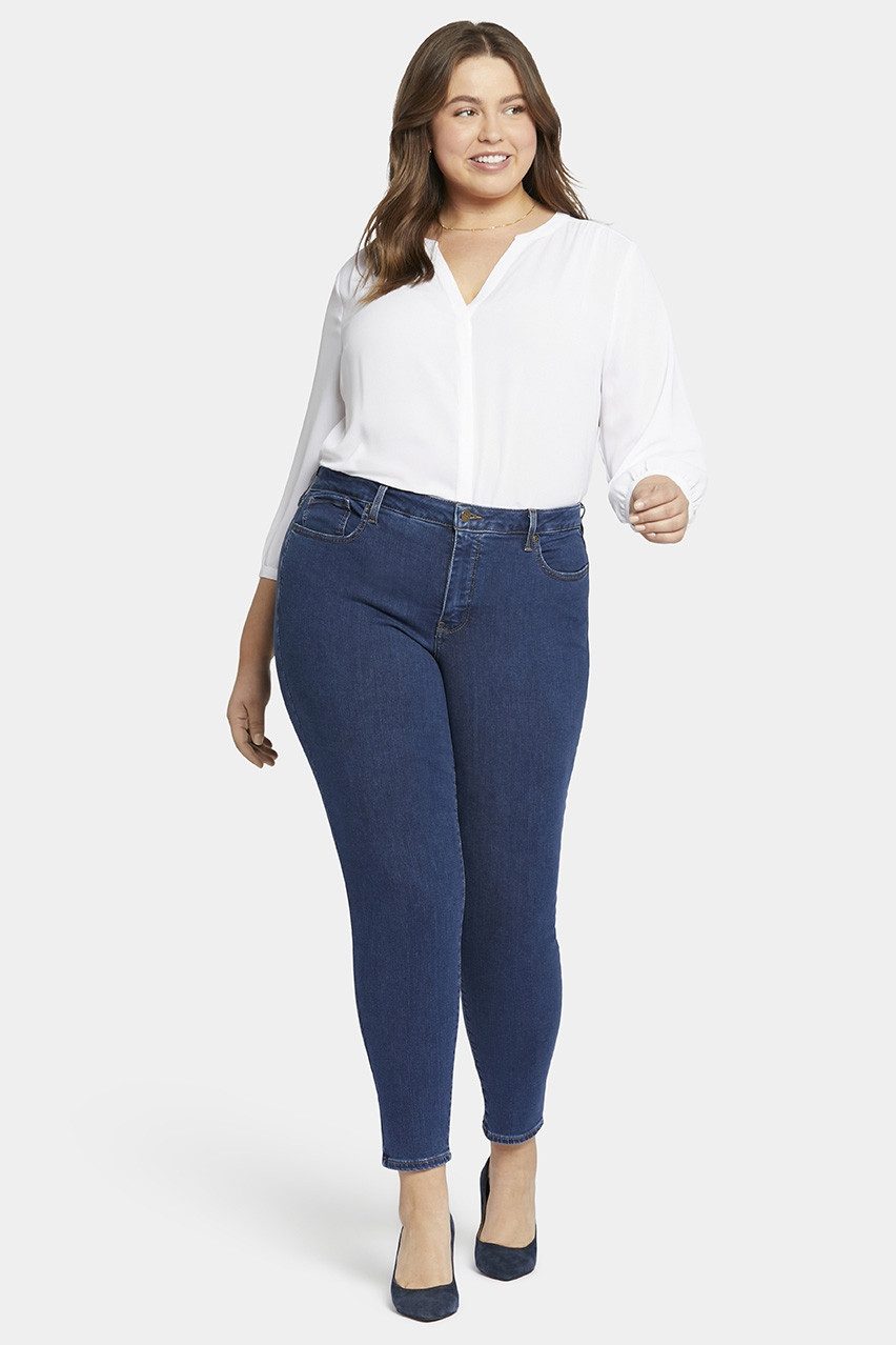 NYDJ Skinny-fit-Jeans Ami Skinny Jeans Mittelblau Premium Denim (Plus)