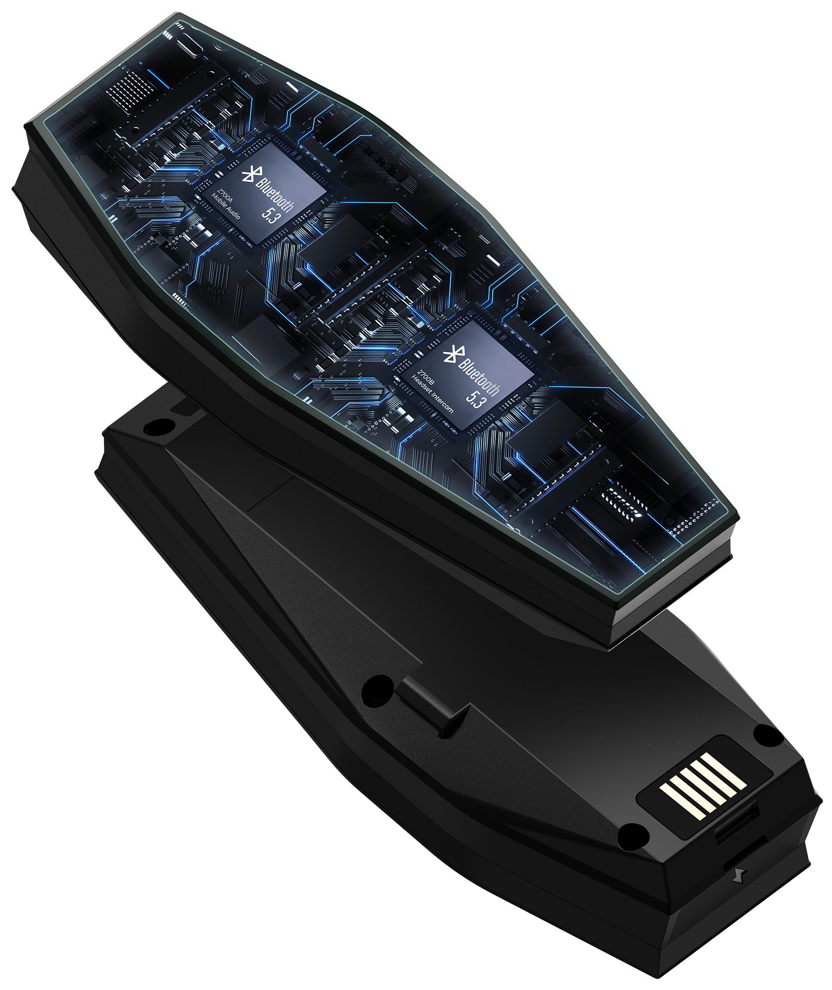 ASMAX Motorradhelm F1 Plus Bluetooth Kommunikationssystem Doppelset, Bluetooth-Intercom