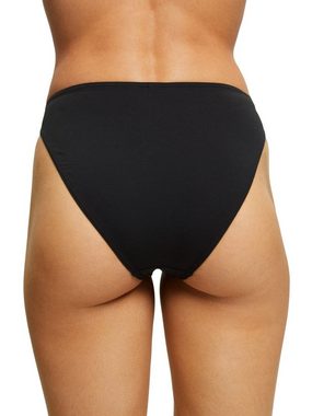 Esprit Bikini-Hose Strukturierte Bikinihose mit hohem Beinausschnitt