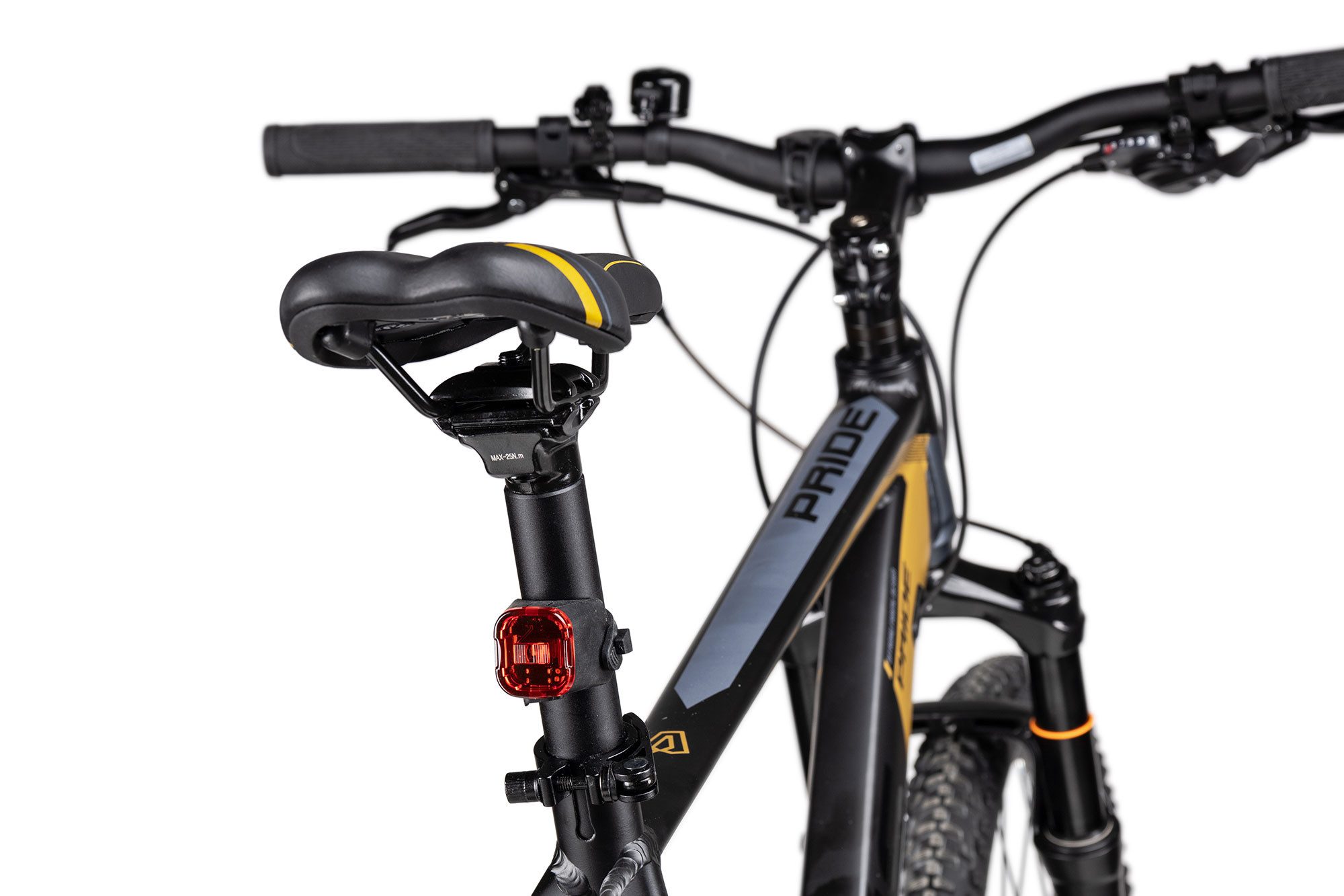 Chirp Fahrradbeleuchtung LS Q Lichtset 30 Lux, mit bis zu 4 Stunden Leuchtdauer