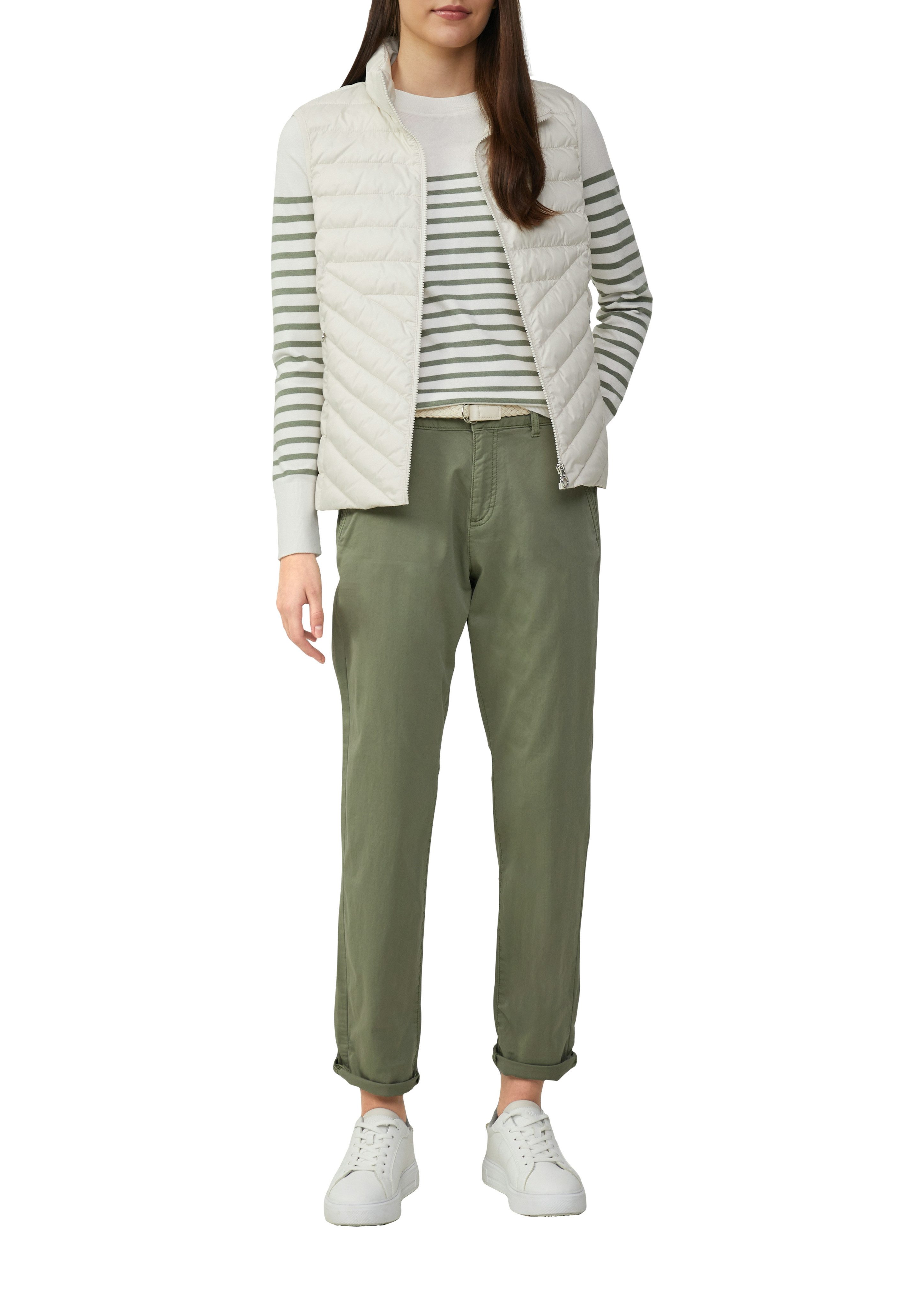 s.Oliver Chinohose (Set, 2-tlg) mit Gürtel günstig online kaufen