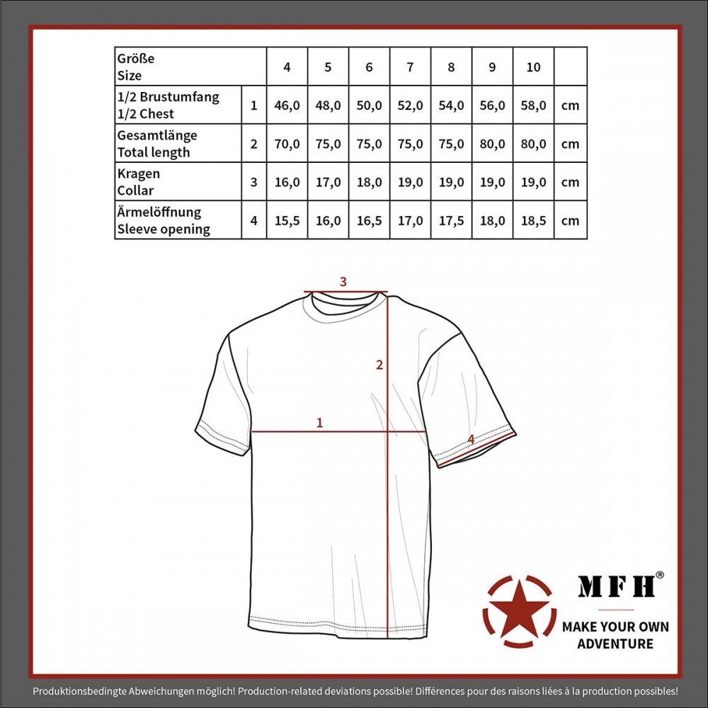 MFH Unterhemd BW Tropenunterhemd mit Klett und Abzeichen. günstig online kaufen