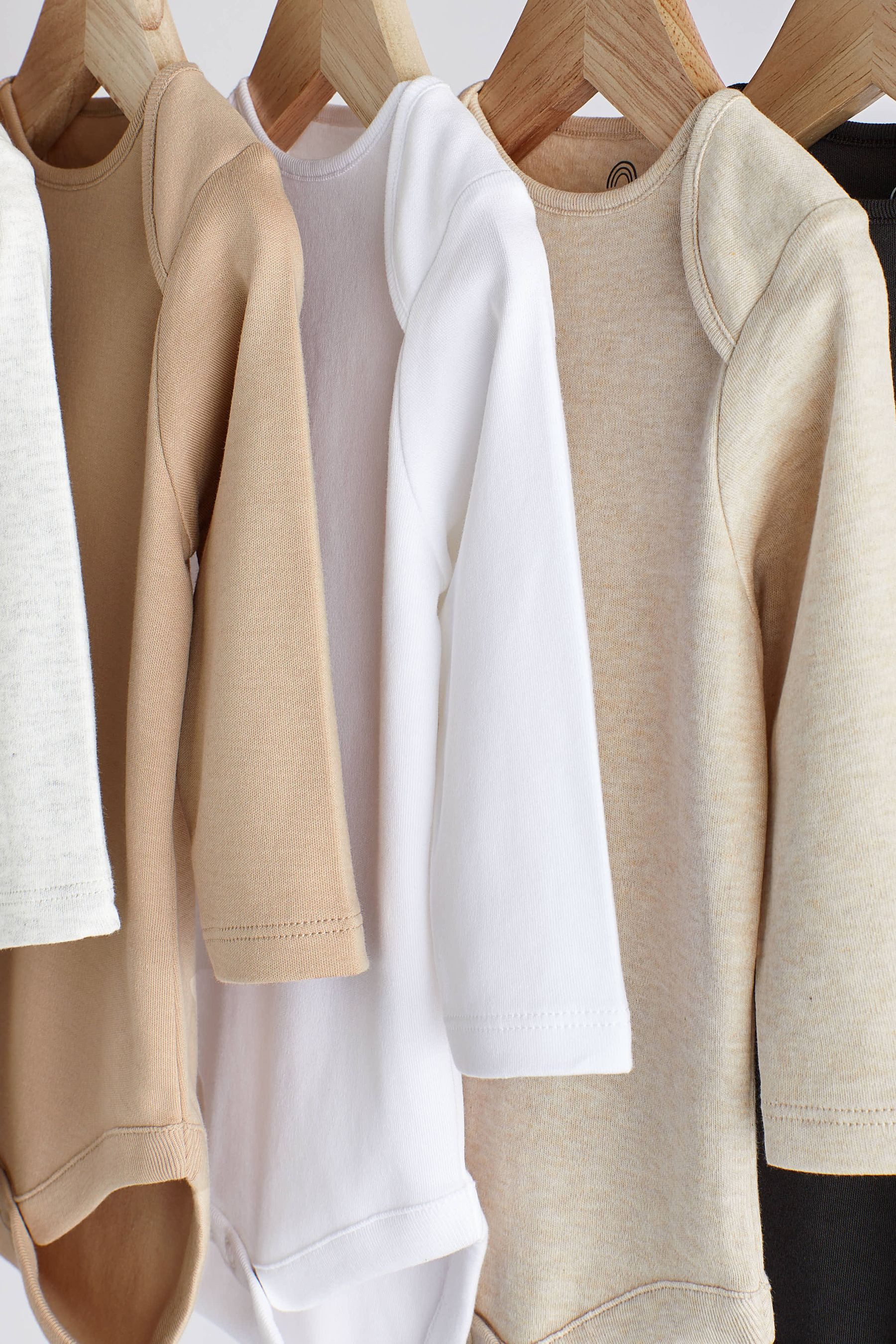 Next Langarmbody 5er-Pack Essential Baby-Bodysuits mit langem Arm (5-tlg)