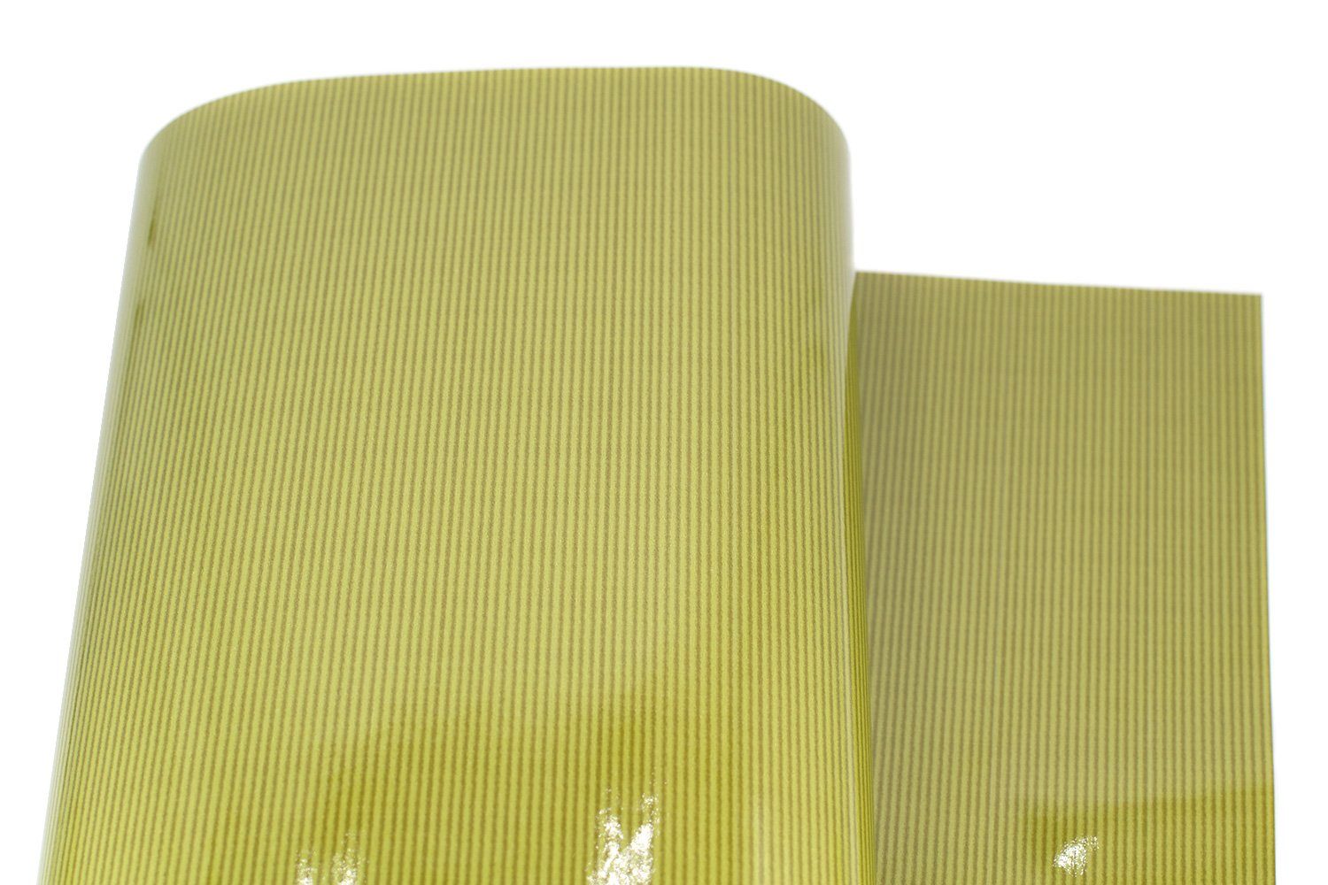 Star Geschenkpapier, Geschenkpapier gestreift 70cm x 2m Rolle Lindgrün beidseitig