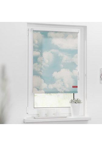 Ritininė užuolaida Lango kabliukai Motiv Wolken LICHTBLICK ORIGINAL Lichtschutz be Bohren freihängend Lango kabliukai raštuotas