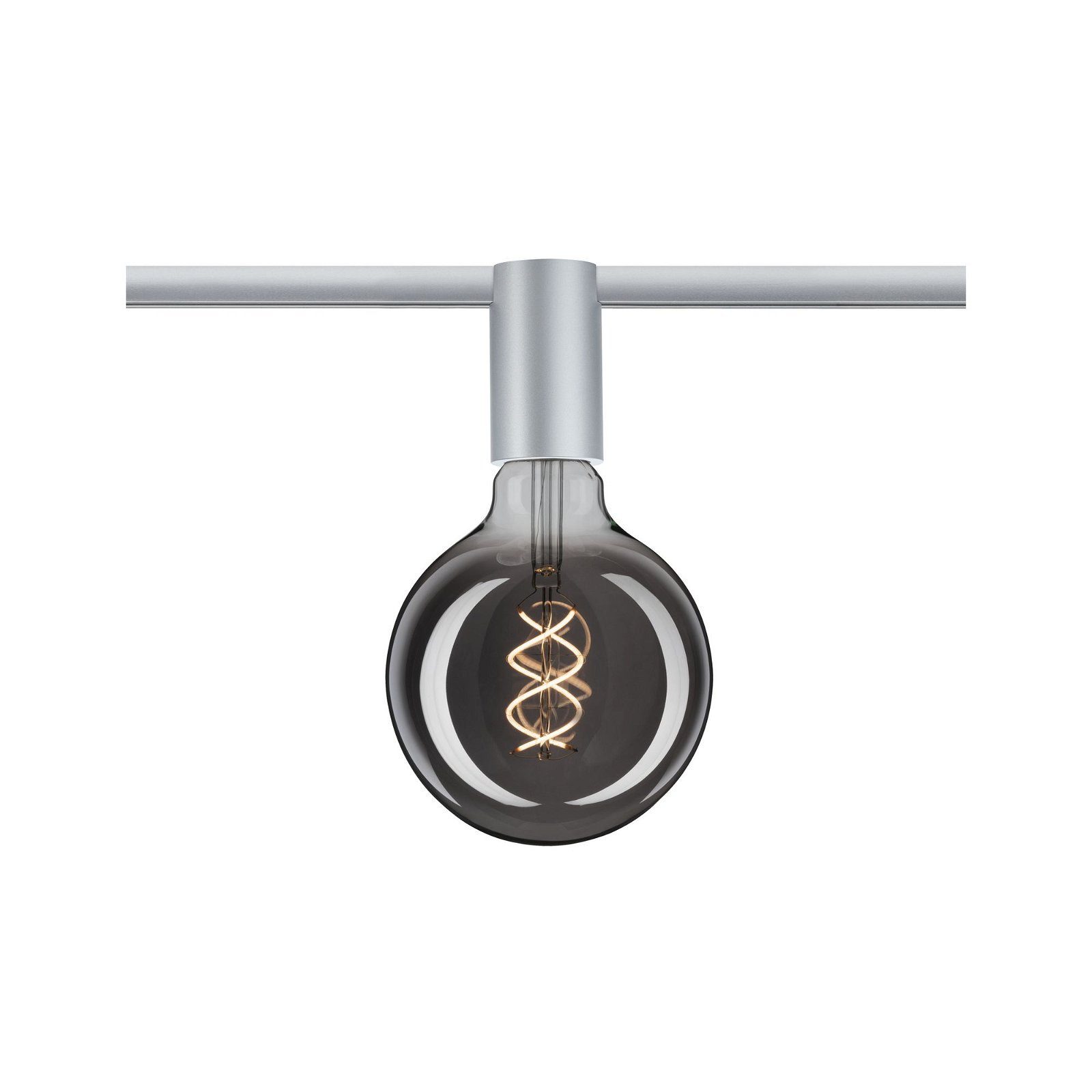 Paulmann Schienensystem-Leuchten URail Schienenspot Socket Einzelspot E27 max. 20W 230V, ohne Leuchtmittel, dimmbar