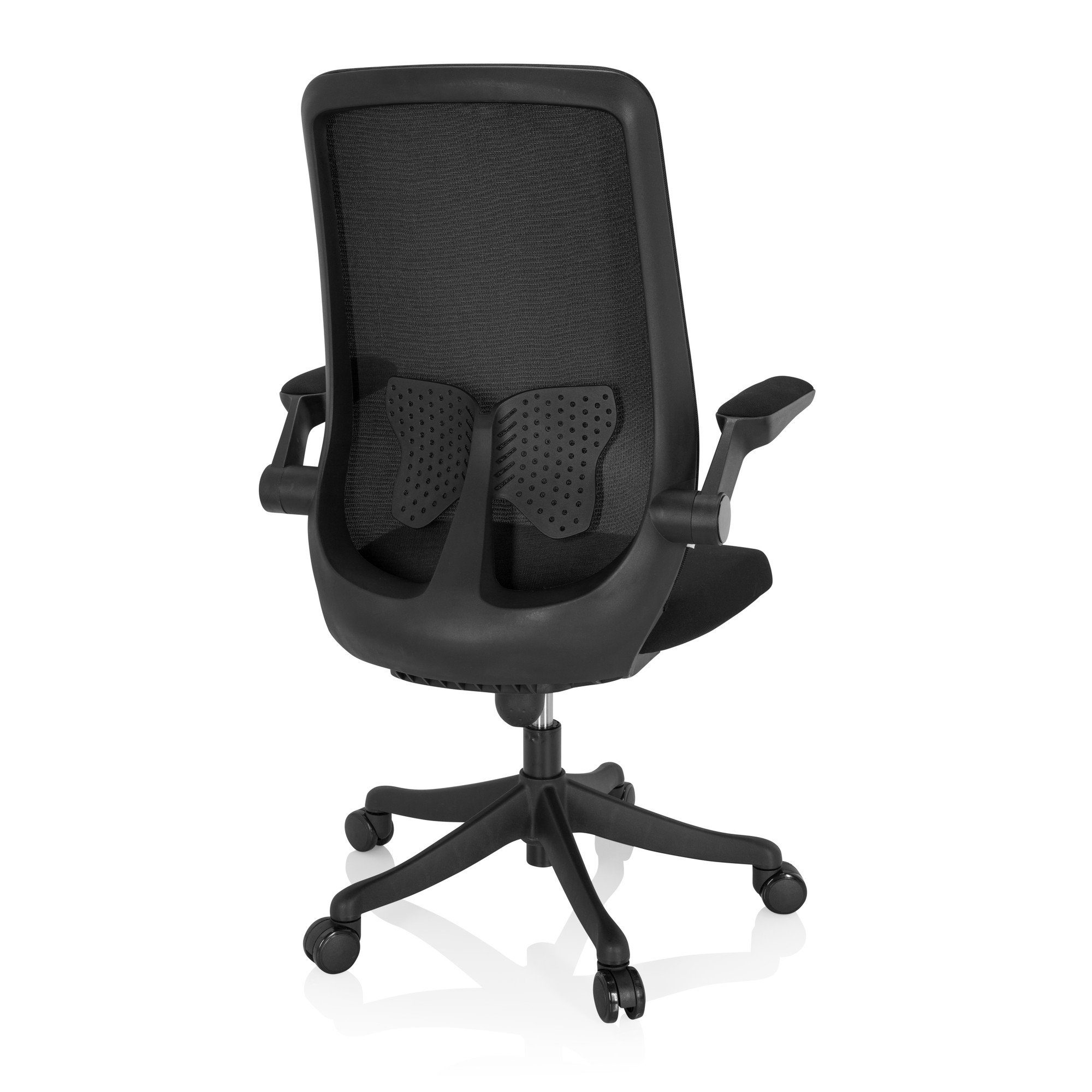 Drehstuhl ergonomisch MIKO (1 OFFICE Schreibtischstuhl hjh St), B Bürostuhl Home Office Stoff/Netzstoff