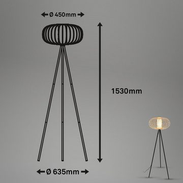 Briloner Leuchten Stehlampe 1759011, LED wechselbar, Neutralweiß