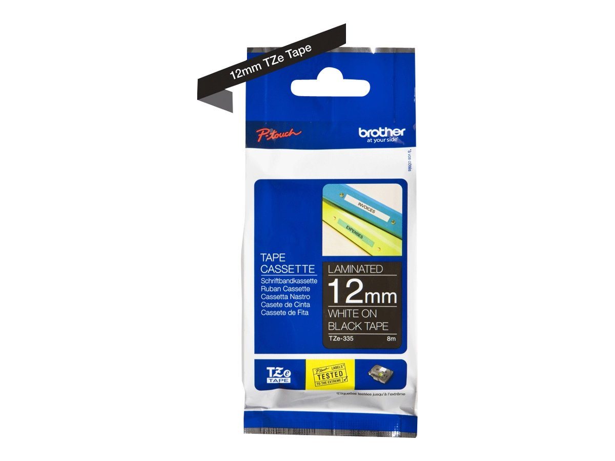 Thumbnail - Brother Beschriftungsband Tape TZE335/ s/w /8m/12mm/f P-touch 1000
