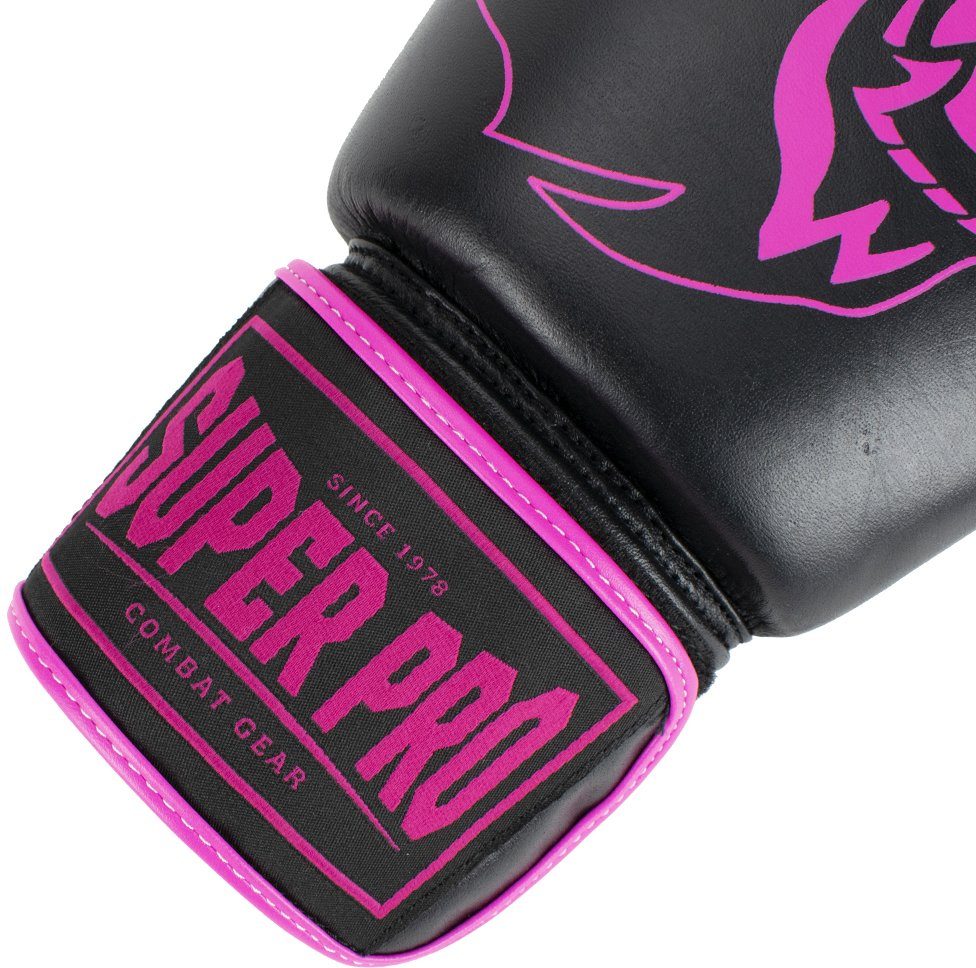 Super Pro Boxhandschuhe Warrior pink/schwarz