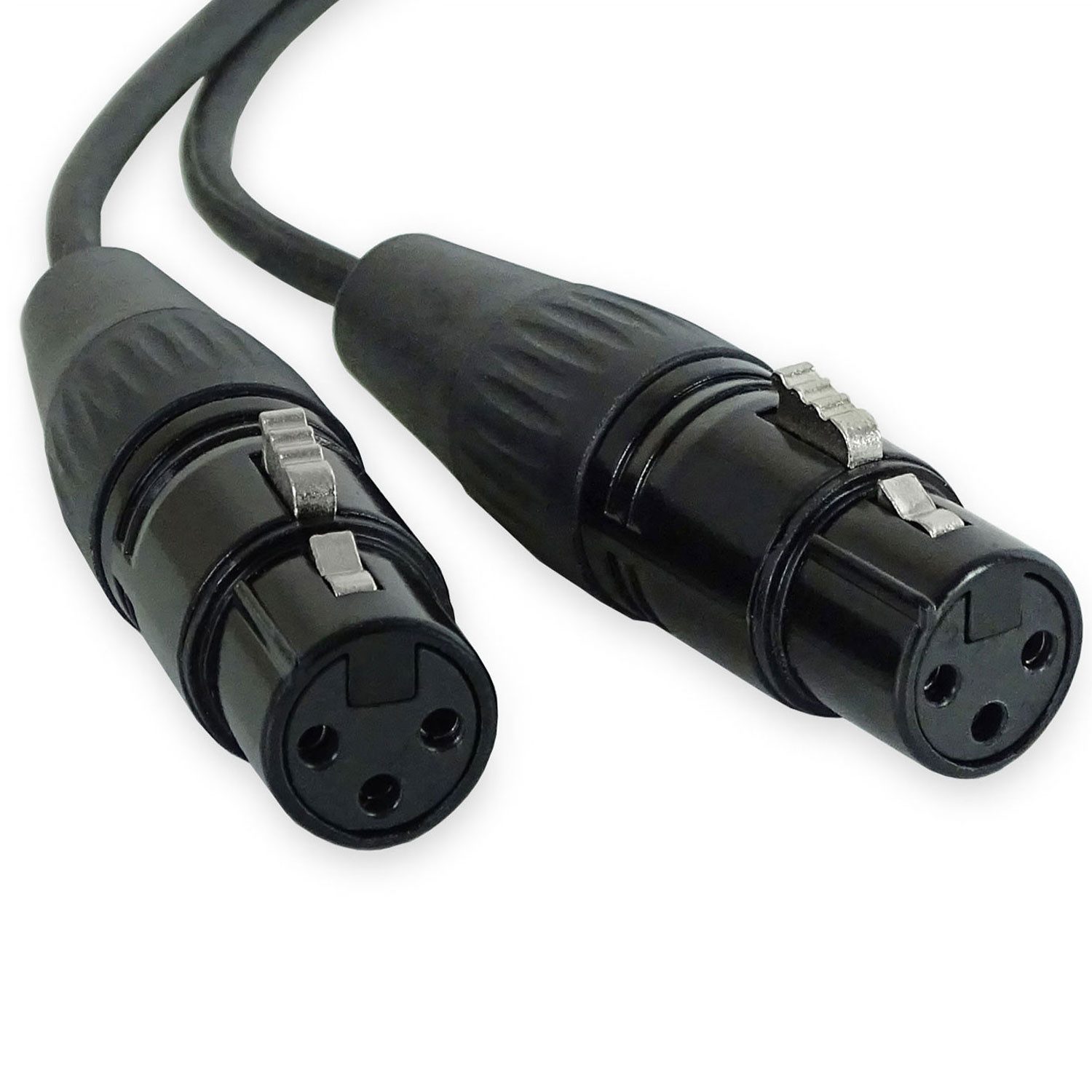 keepdrum keepdrum YC020 Y-Adapterkabel XLR-Splitter 2x Buchse - 1x Stecker Audio-Adapter 1x XLR-Stecker zu 2x XLR-Buchse, 25 cm, Splitter-Kabel