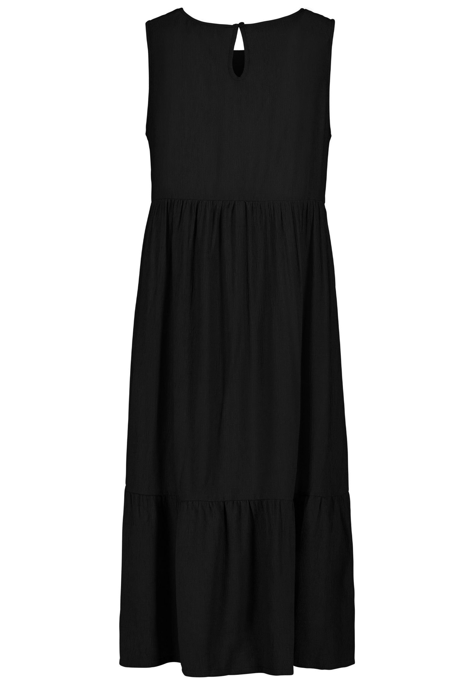 Fresh Made Shirtkleid Ärmelloses Design mit Rundhalsausschnitt und Rüschen günstig online kaufen