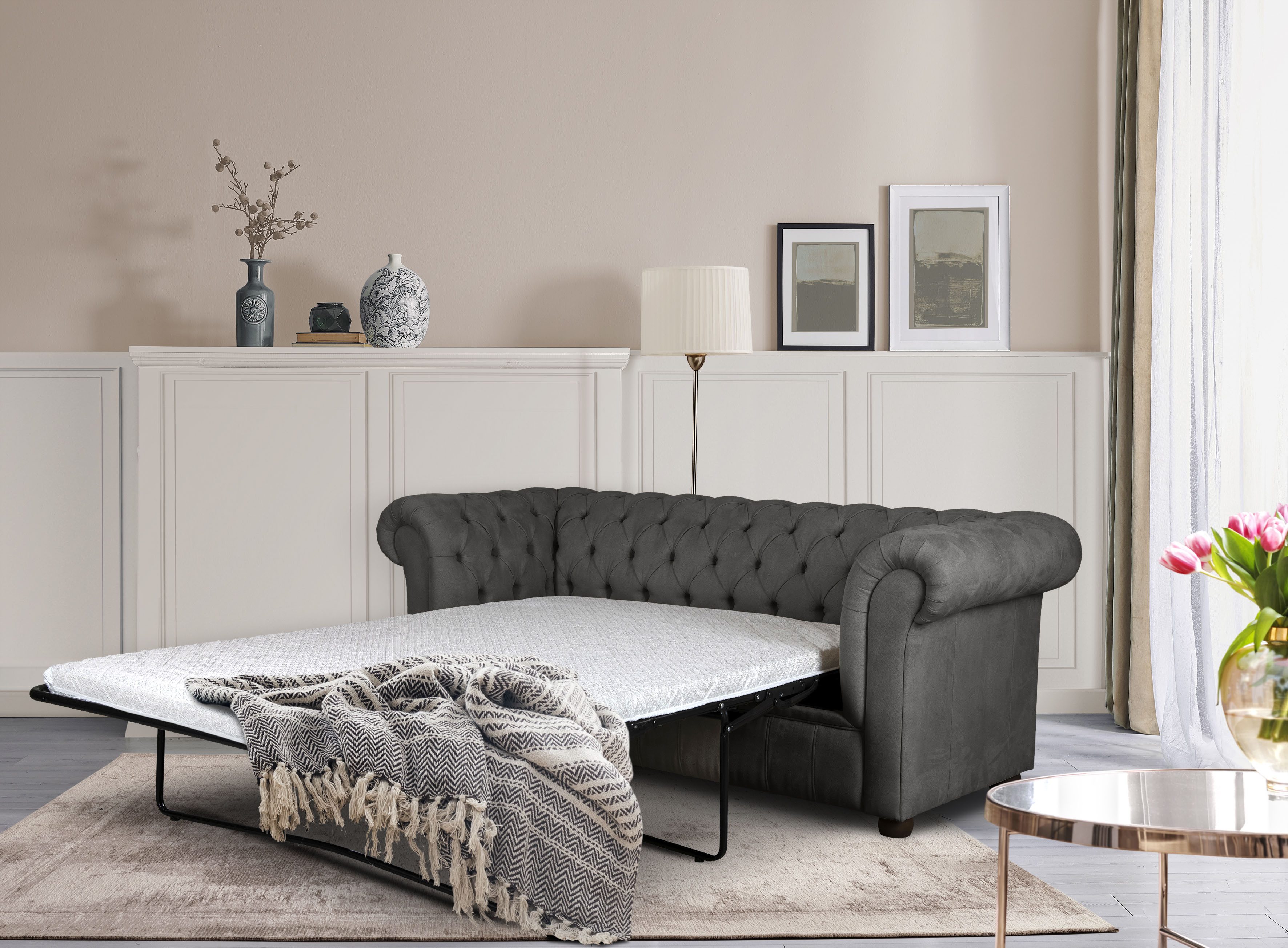 Home affaire 3-Sitzer CHARENTE, optionale Schlafsofa, günstig online kaufen
