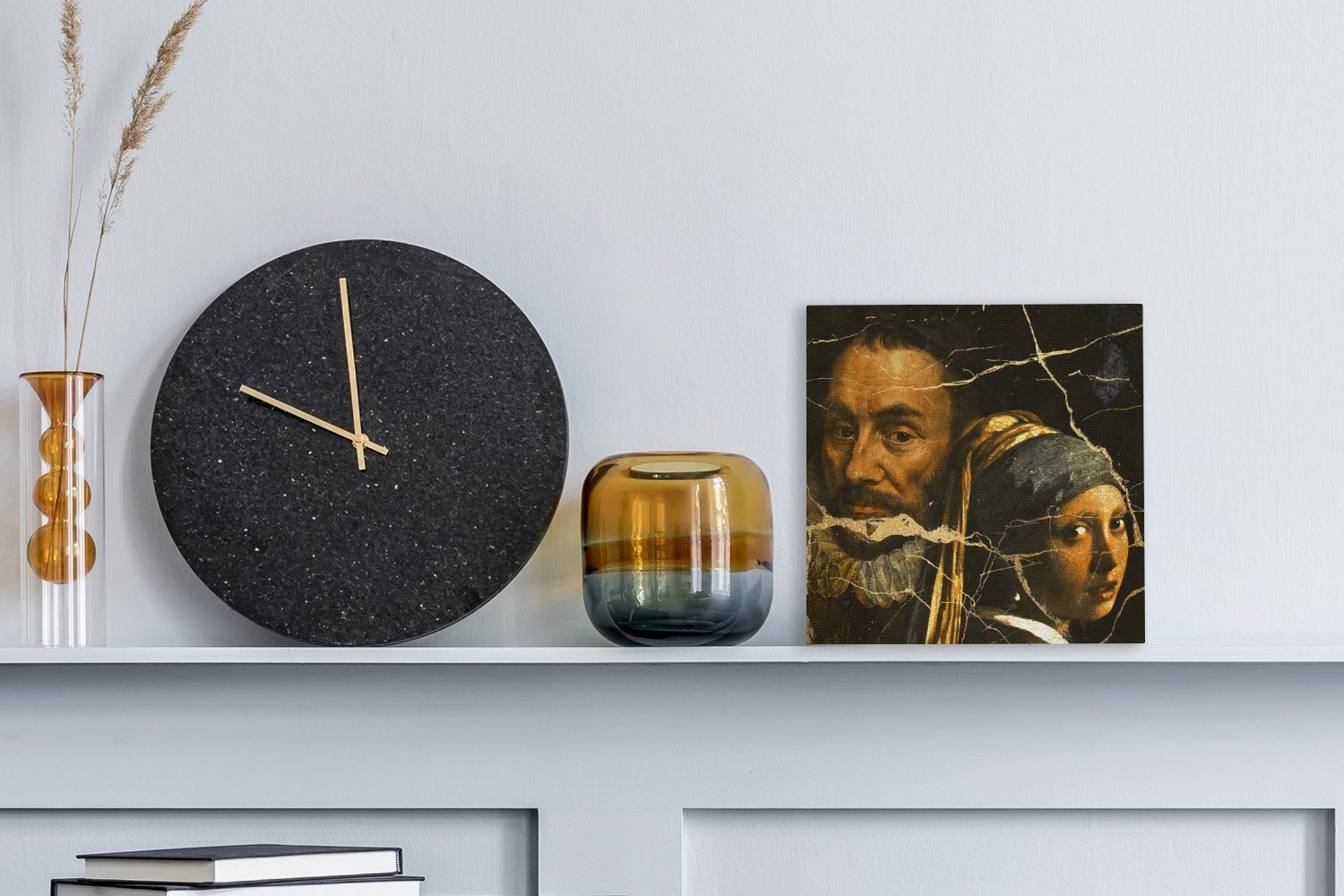 OneMillionCanvasses® St), Collage Bilder für - Leinwand Alte - Meister, Schlafzimmer Gemälde Kunst Wohnzimmer (1