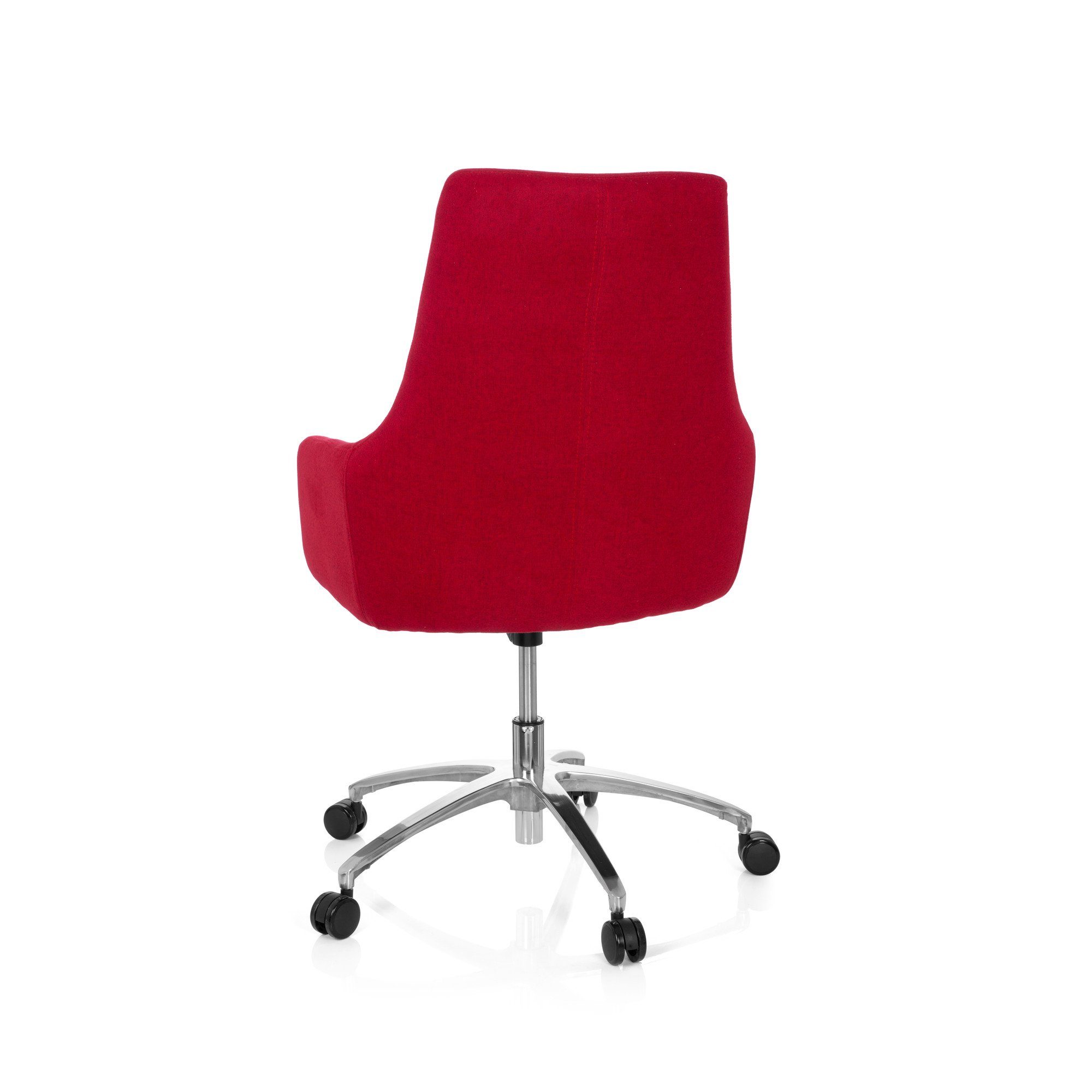 hjh OFFICE Drehstuhl 100 Schreibtischstuhl Home Office SHAKE ergonomisch Stoff Rot Bürostuhl (1 St)
