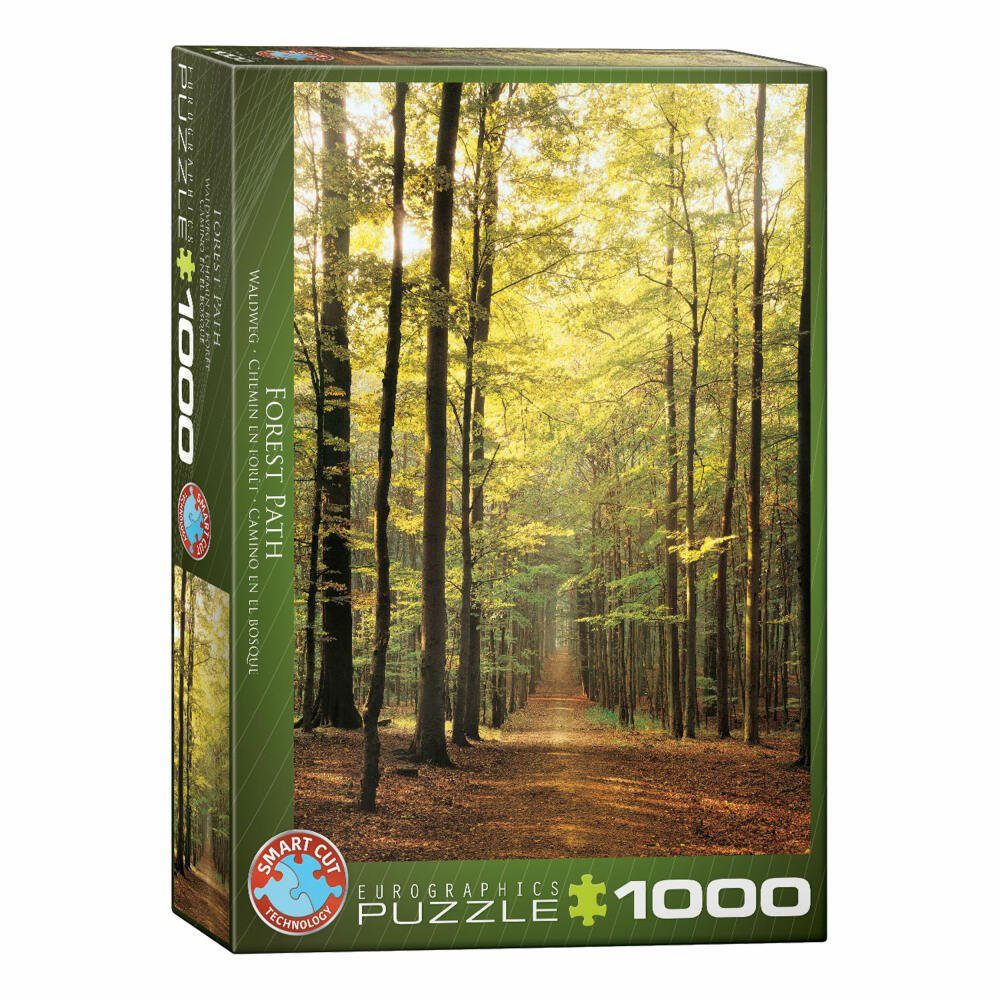 EUROGRAPHICS 1000 Puzzle Waldweg, Puzzleteile